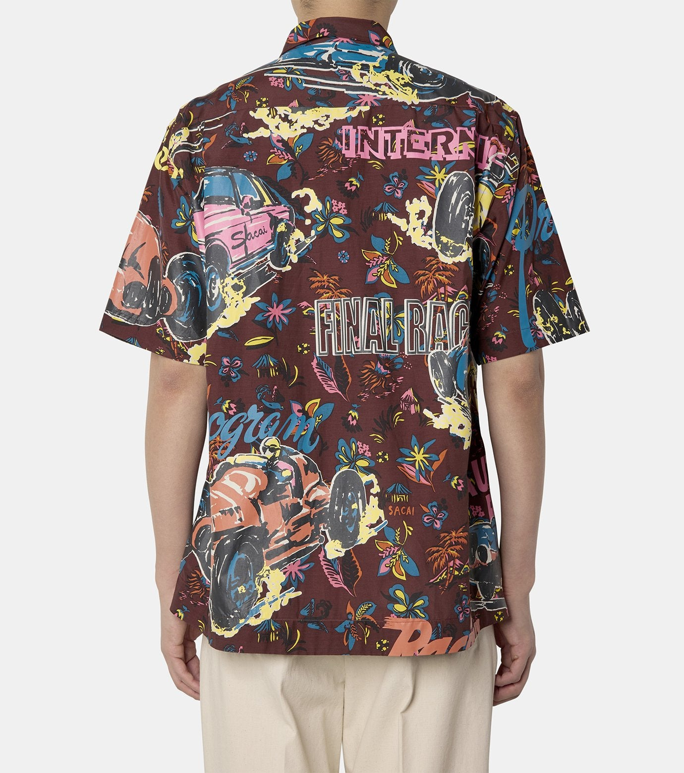 Car Race / Tropical Print Shirt - 3