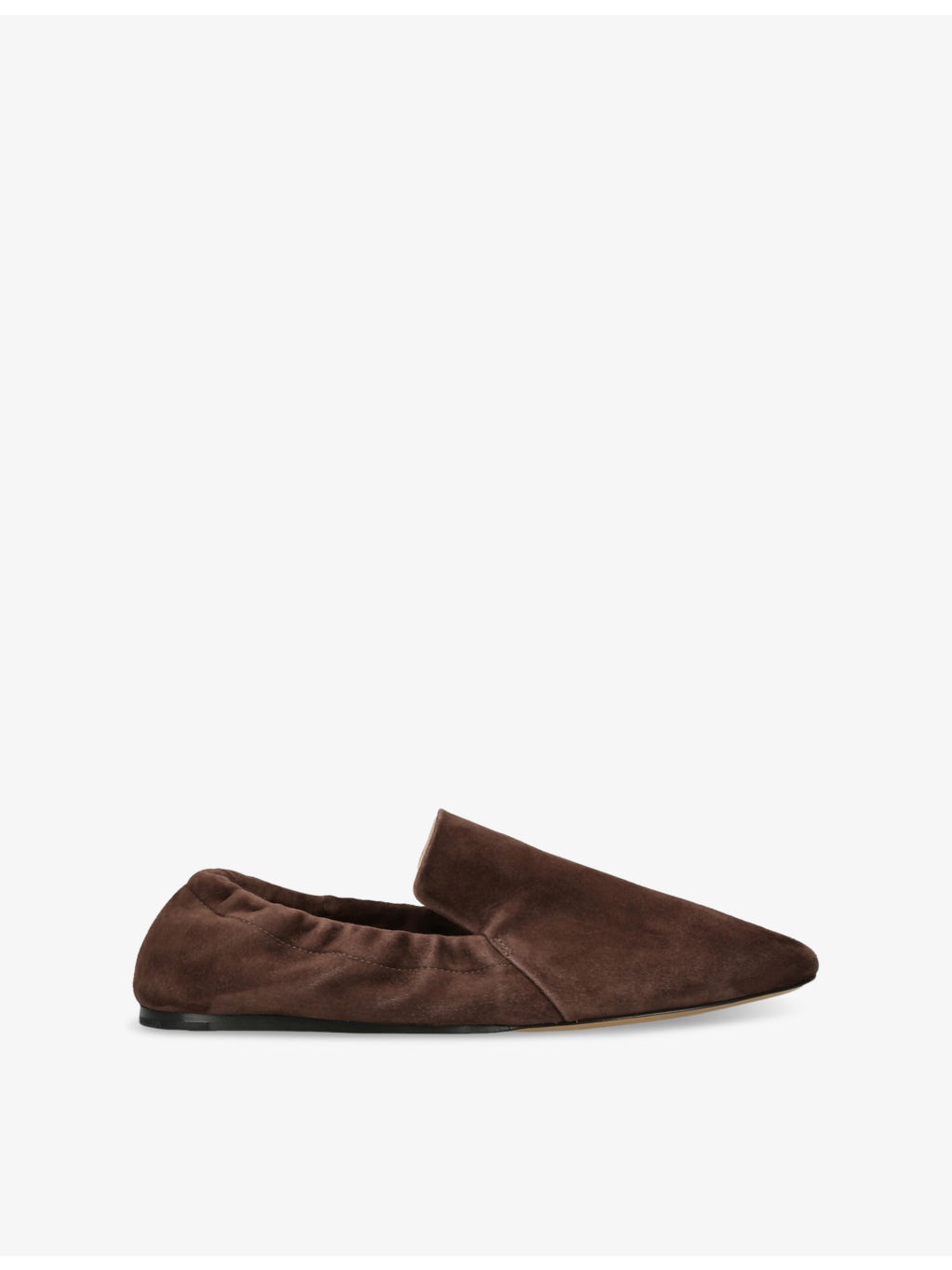 Moccassino Elasticated-Back Suede Pumps - 1