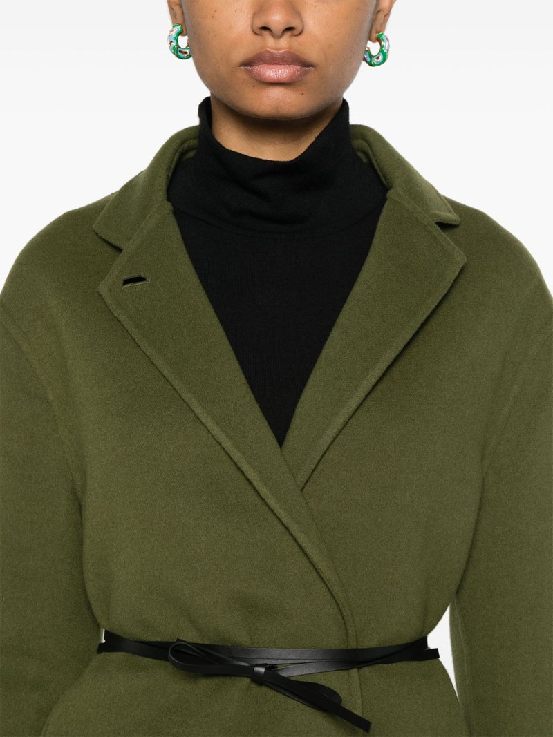 belted single-breasted coat 5