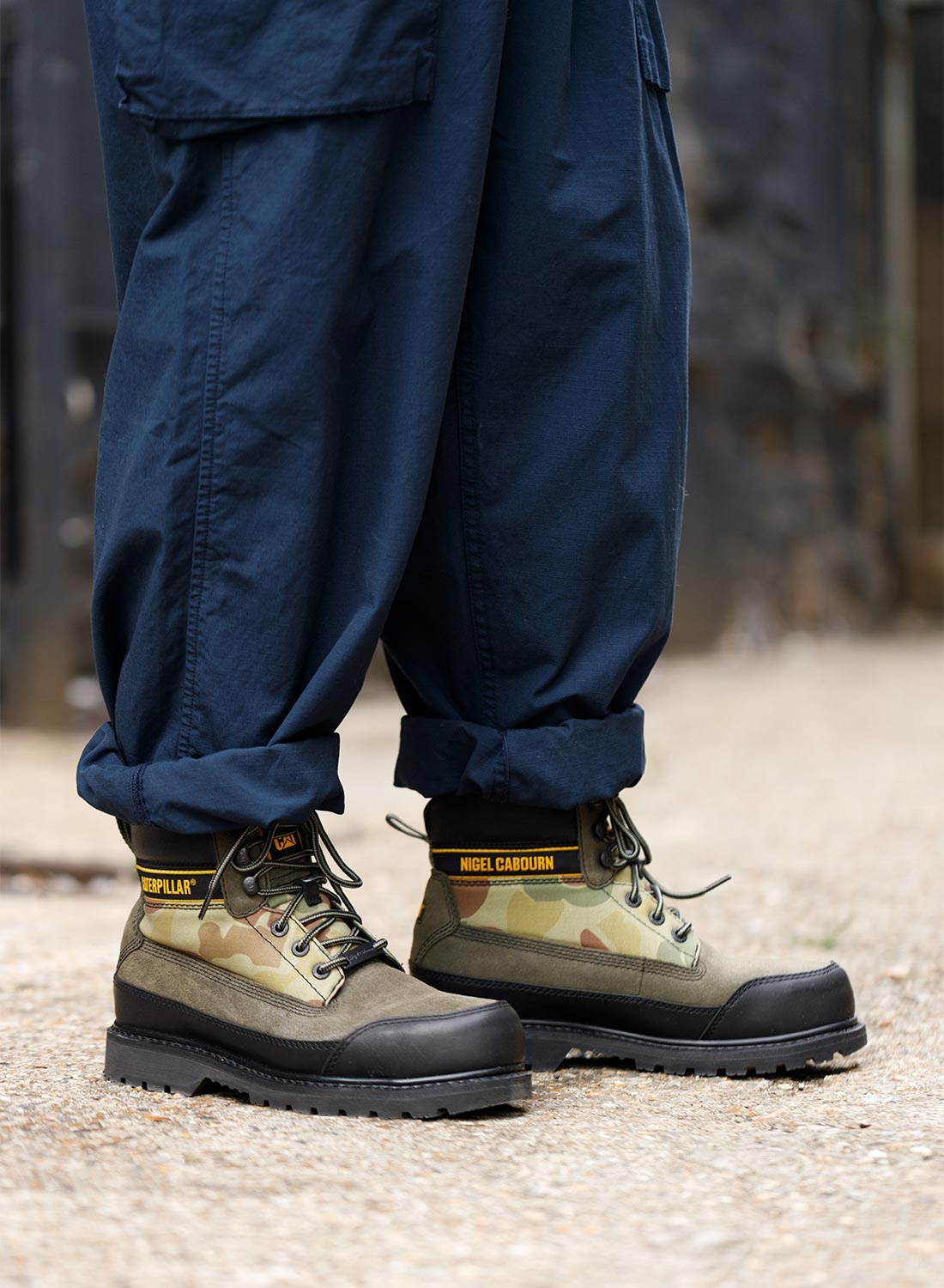 Cat Footwear x Nigel Cabourn Utah Leather Black - 2