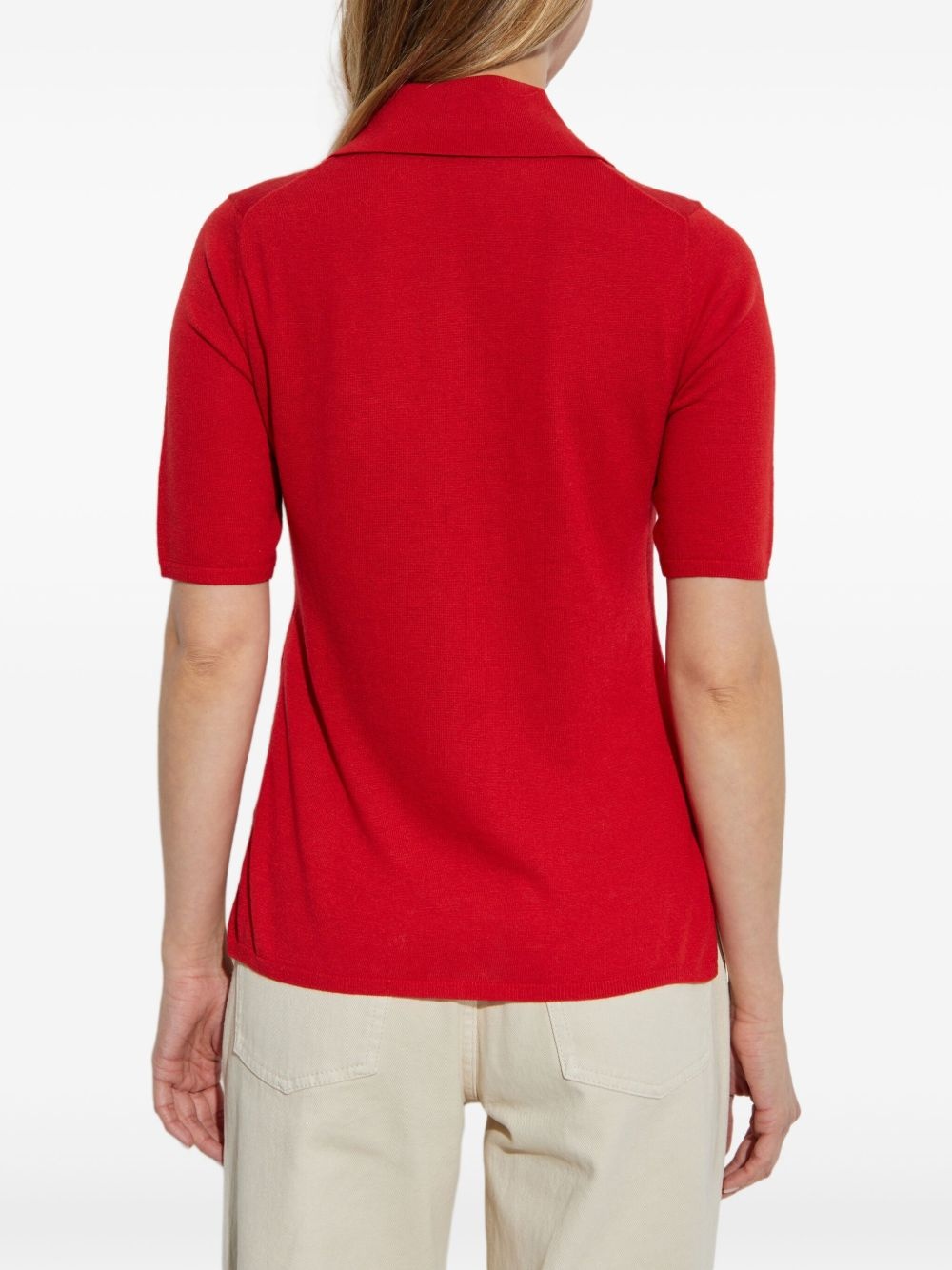 button-up short-sleeve cardigan - 4