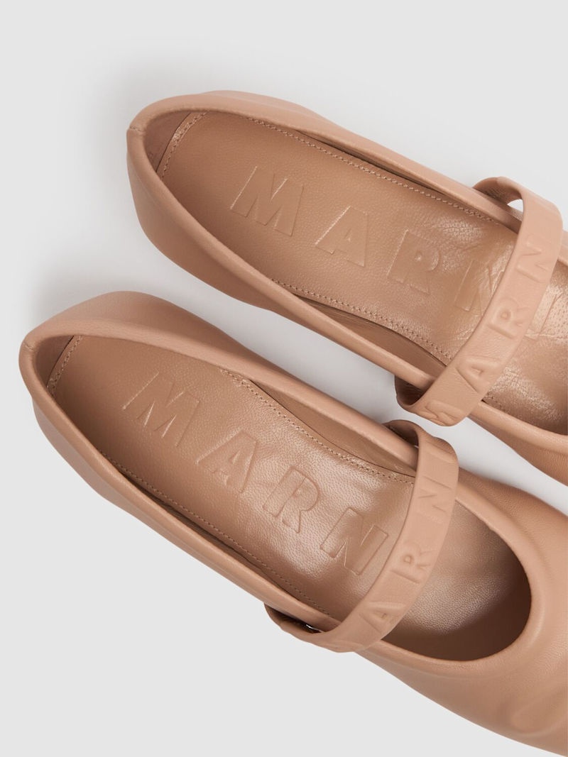 10mm Leather Mary Jane flats - 4