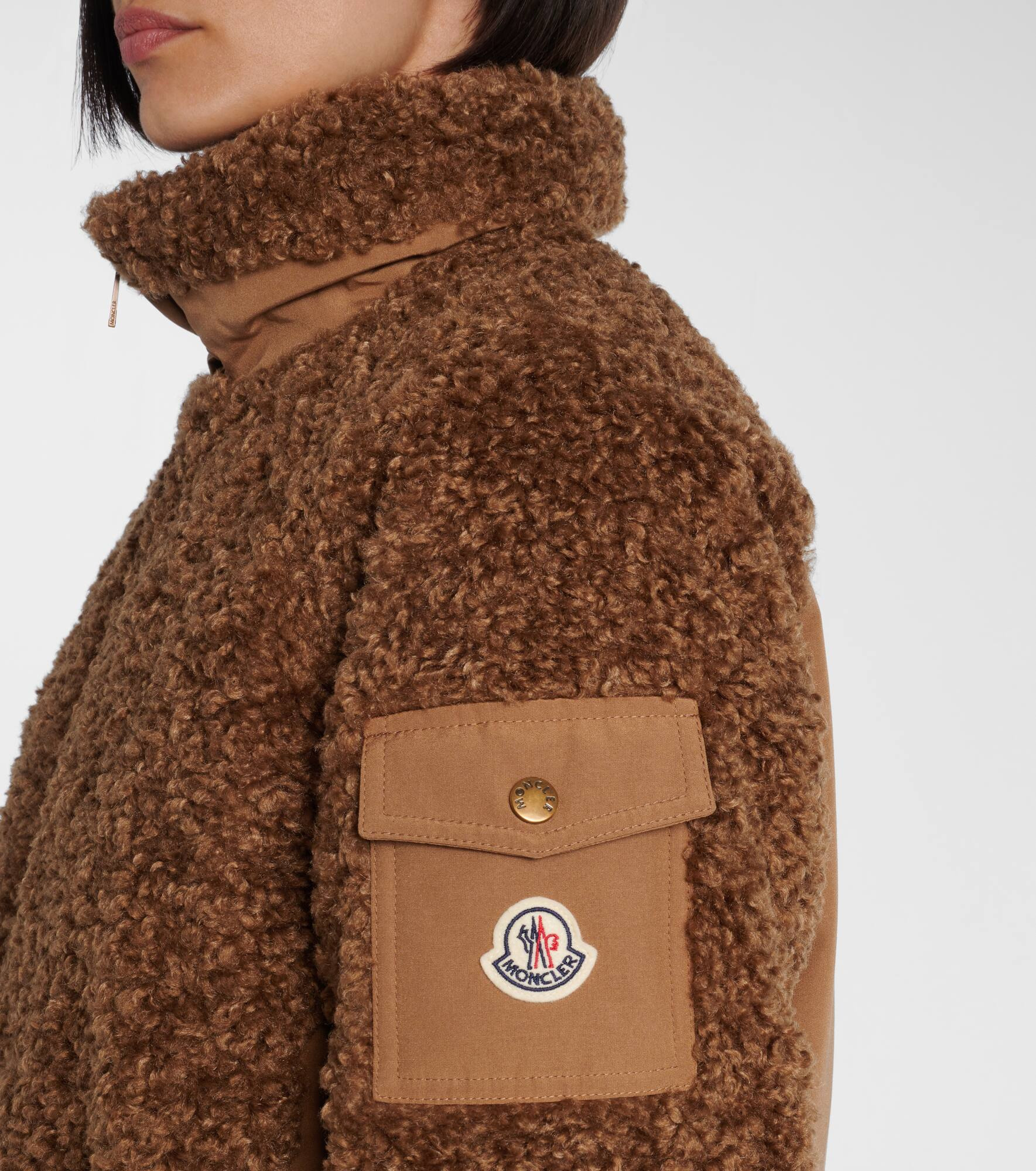Coligny faux shearling down jacket - 5