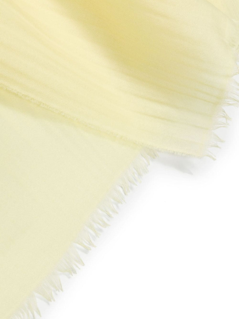 frayed-edge twill scarf 3
