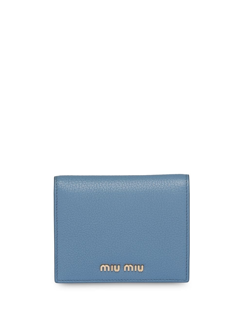 logo lettering bi-fold wallet - 1