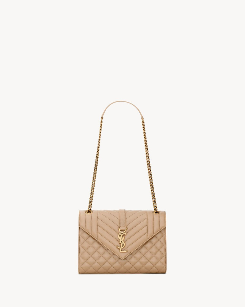 MEDIUM ENVELOPE IN MATELASSÉ LAMBSKIN - 1