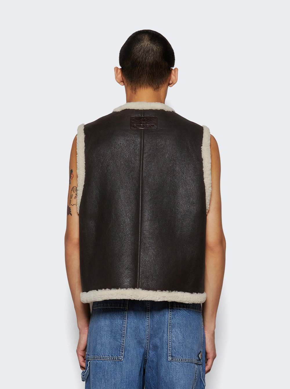 Waistcoat Brown And Beige - 4