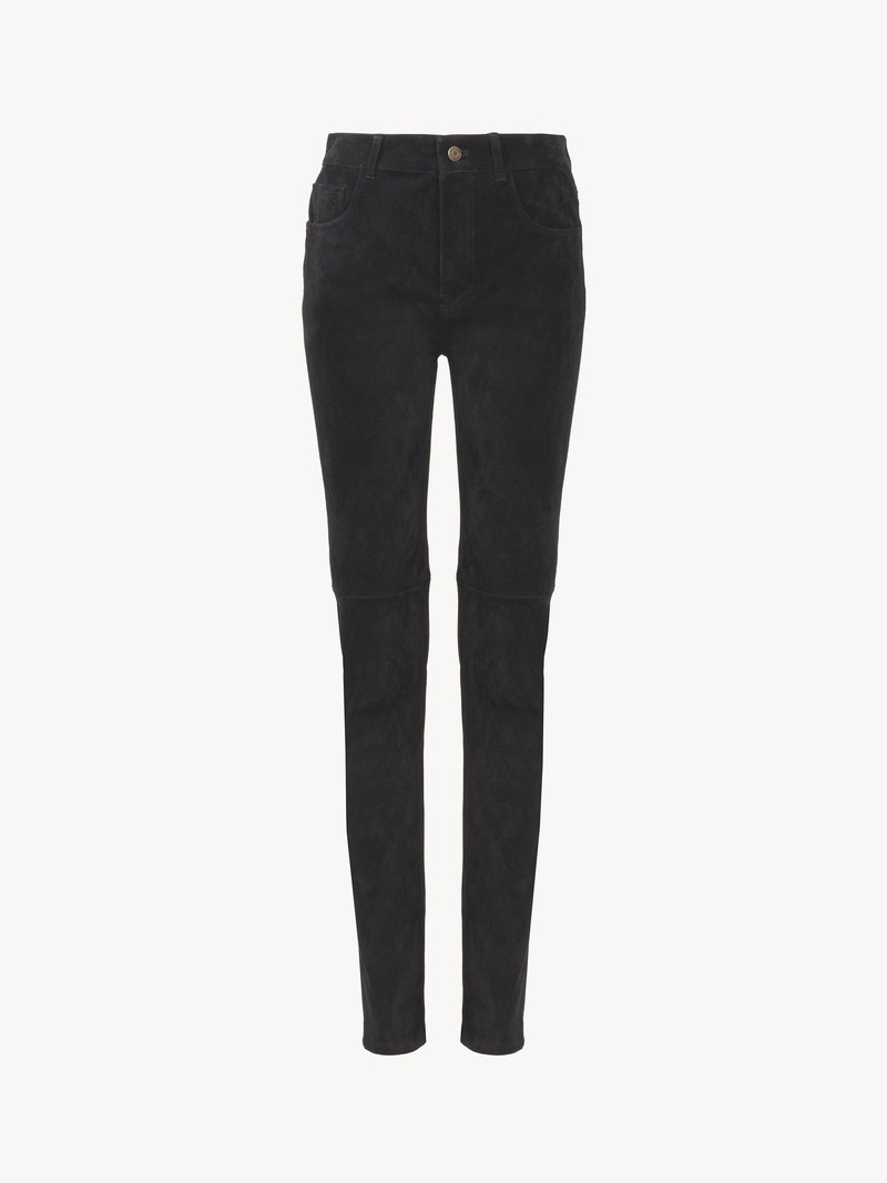 Chloé SKINNY PANTS IN STRETCH SUEDE outlook