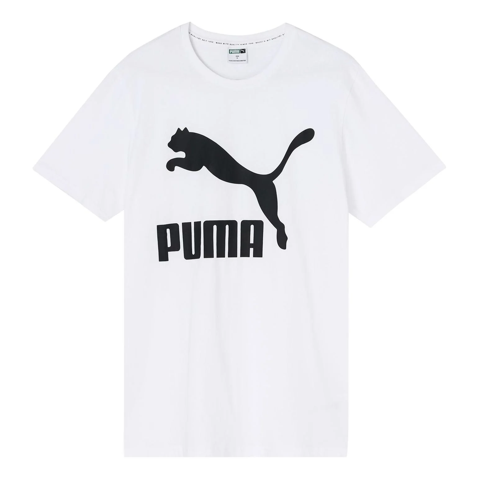 PUMA Casual Sports Round Neck Breathable Short Sleeve White 596535-02 - 1