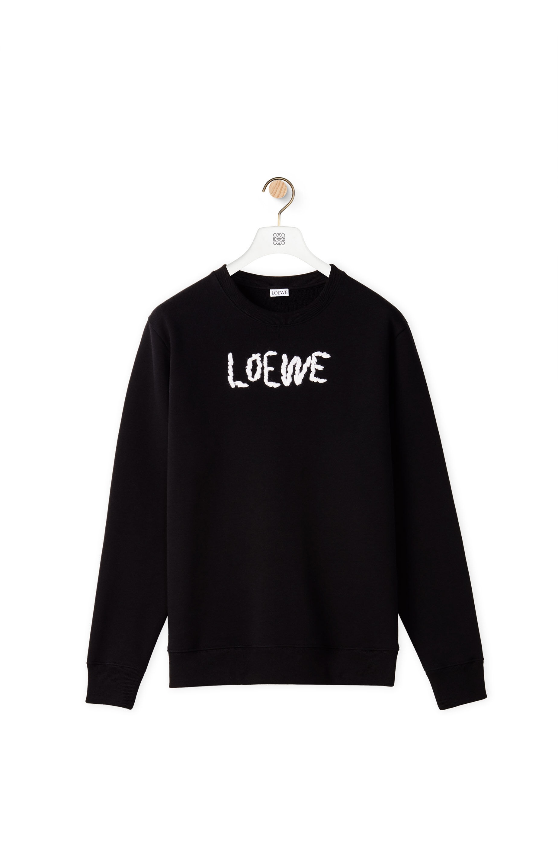 LOEWE embroidered sweatshirt in cotton - 1