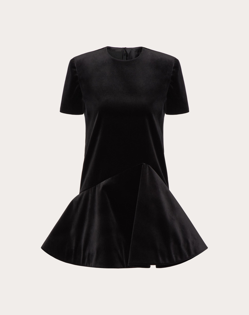 SHORT VELVET DRESS - 1