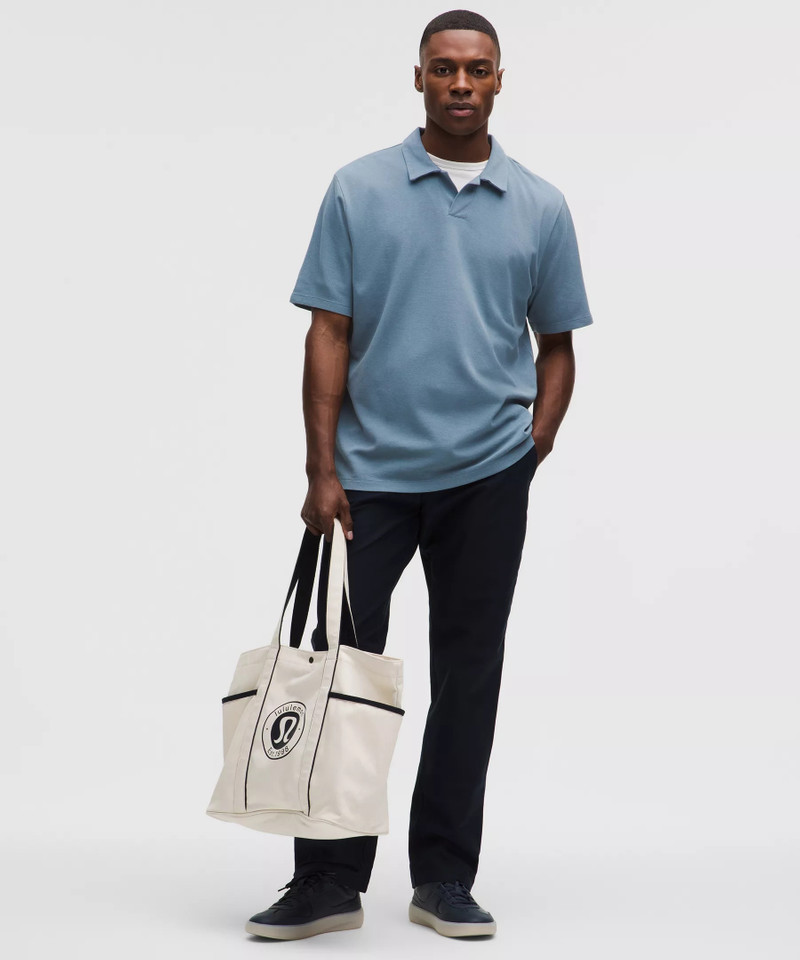 lululemon Pique Performance Johnny-Collar Short-Sleeve Shirt outlook