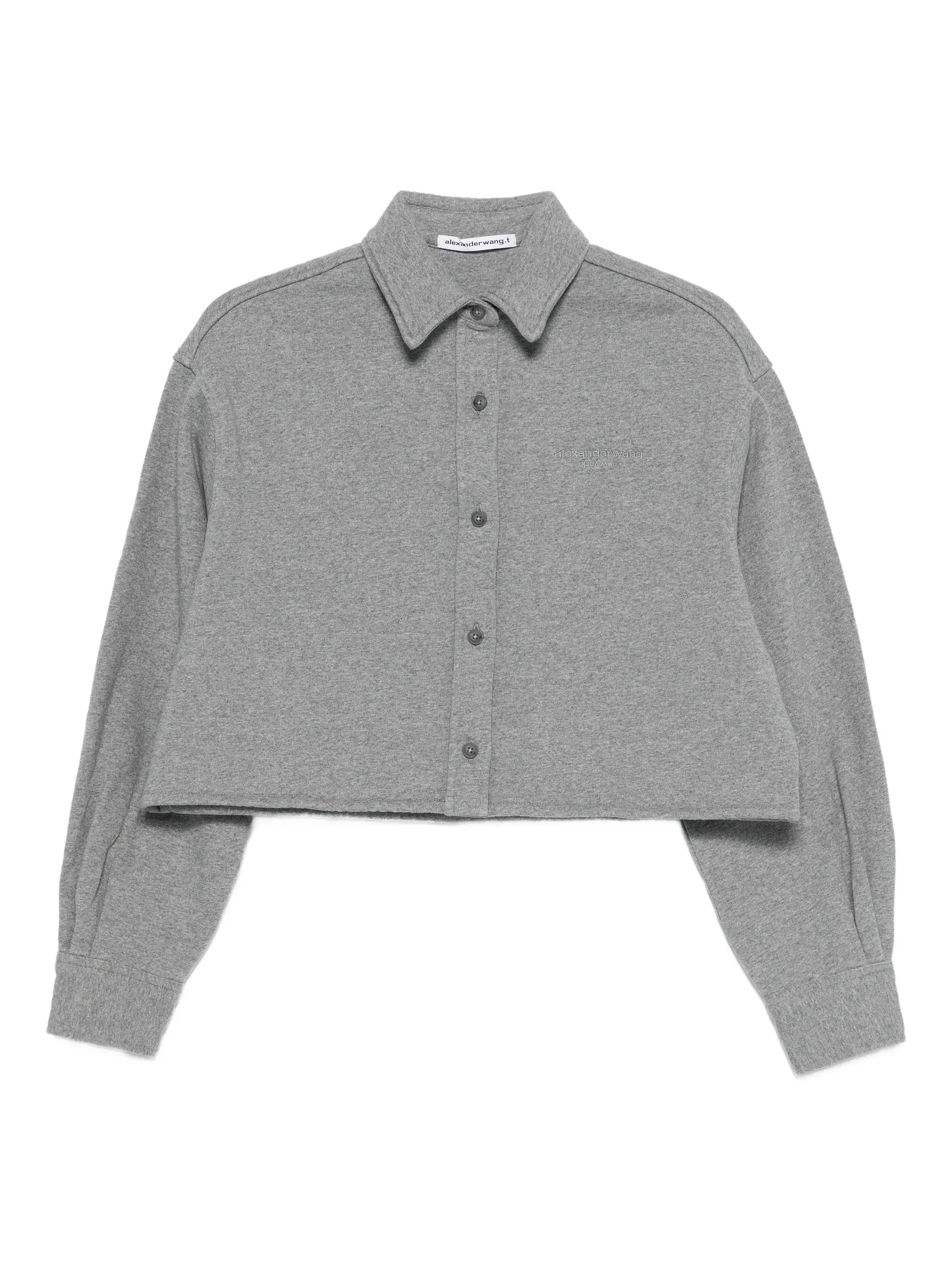 Alexander Wang Buttoned Cropped Top - 1
