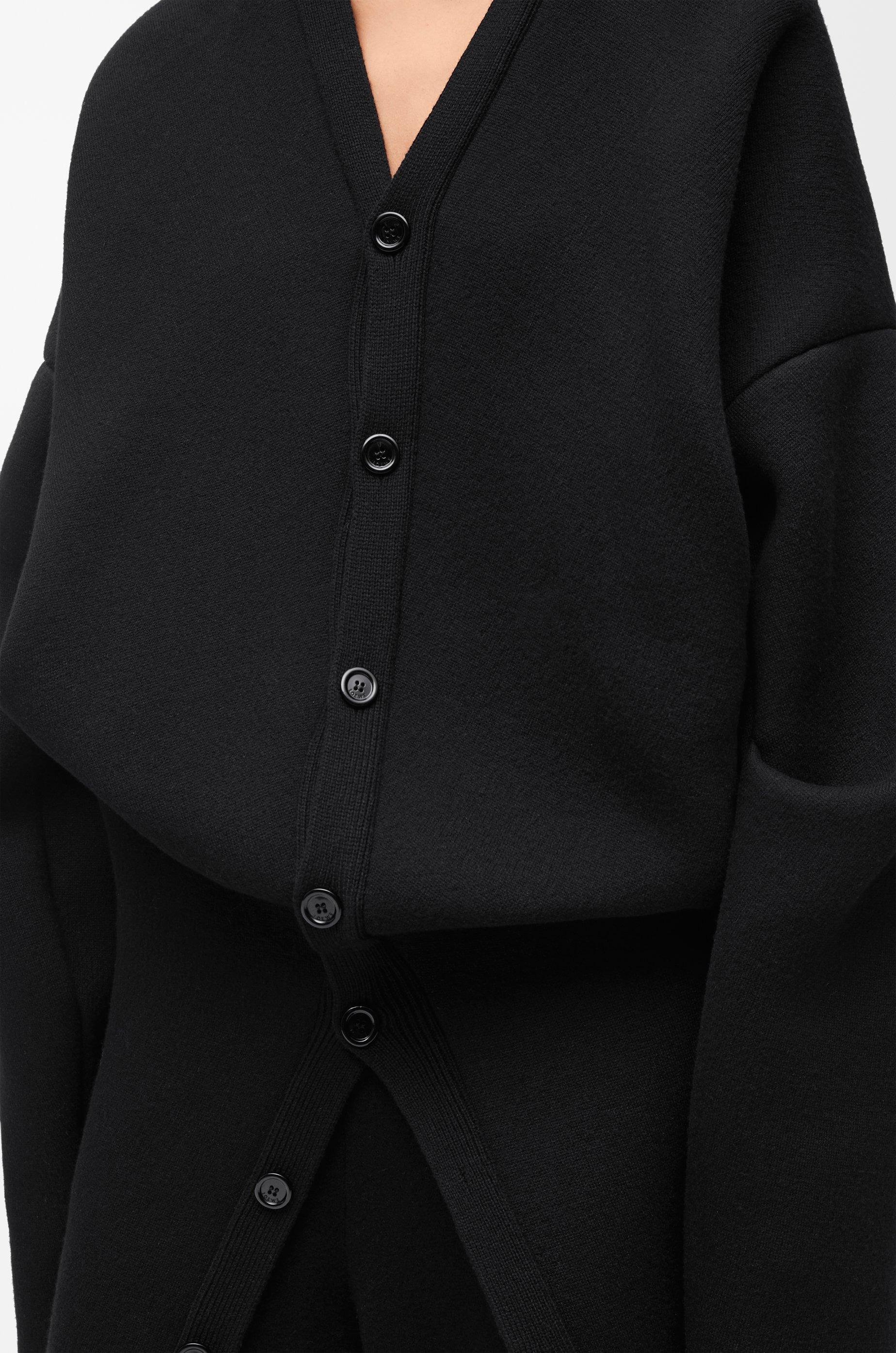 Draped coat in wool blend - 4