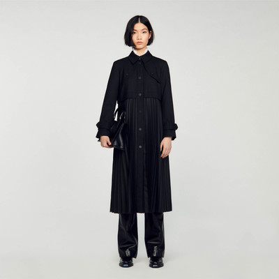 Sandro PLEATED TRENCH COAT outlook