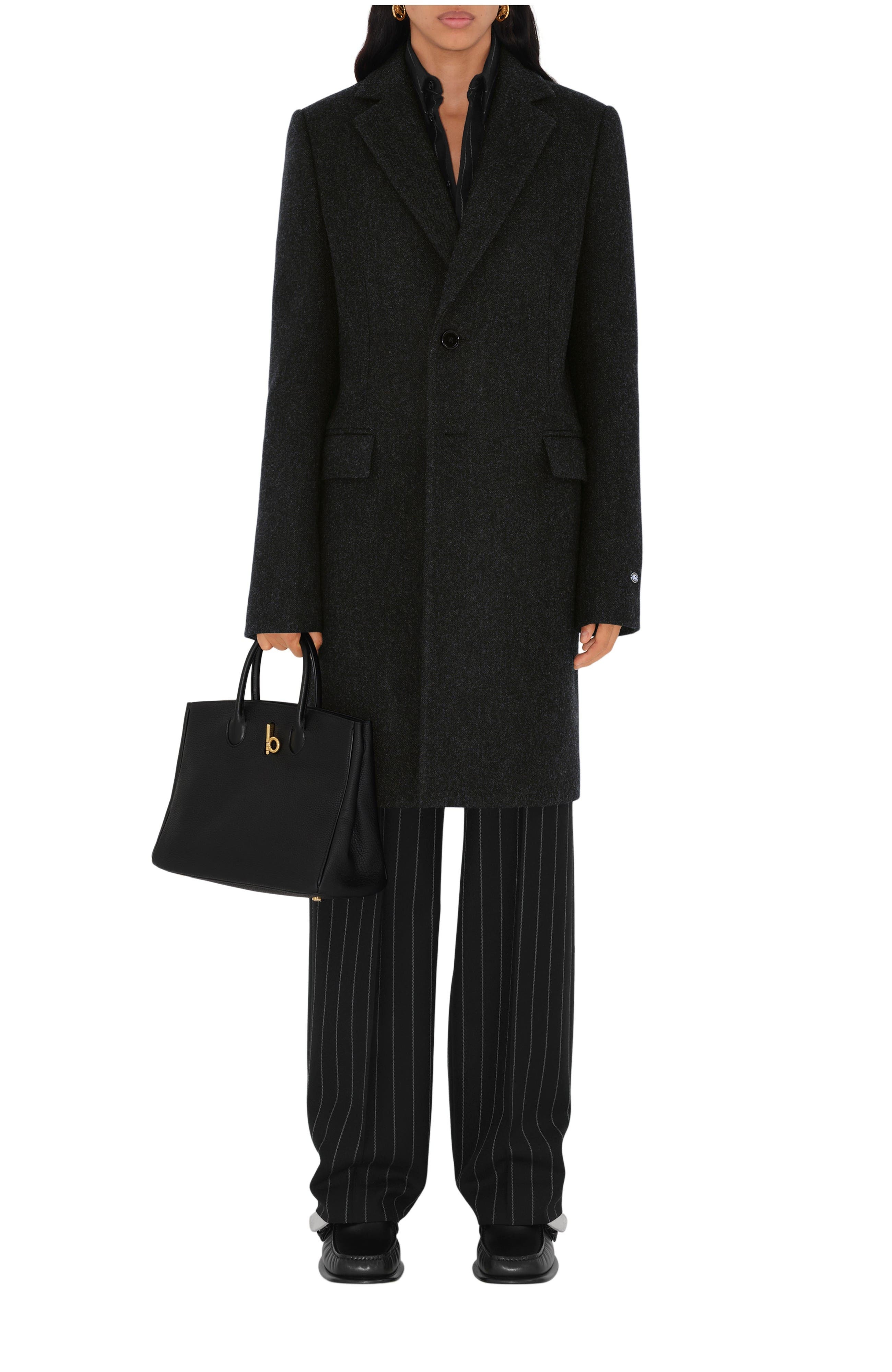 burberry Wool Tailored Coat in Brisk at Nordstrom - 1