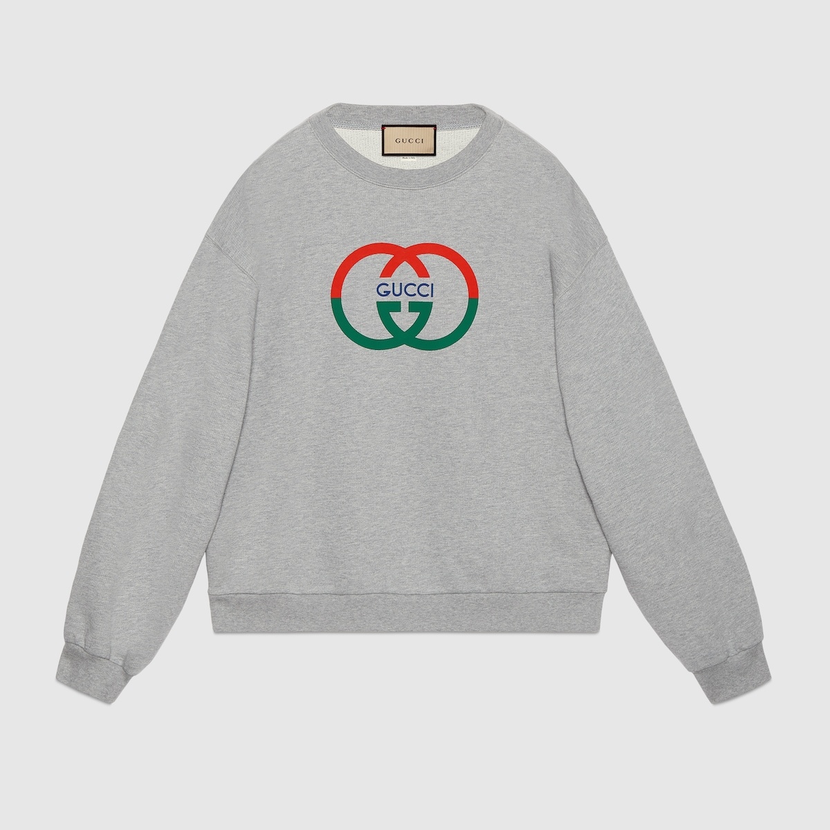 Cotton jersey printed sweatshirt - 1