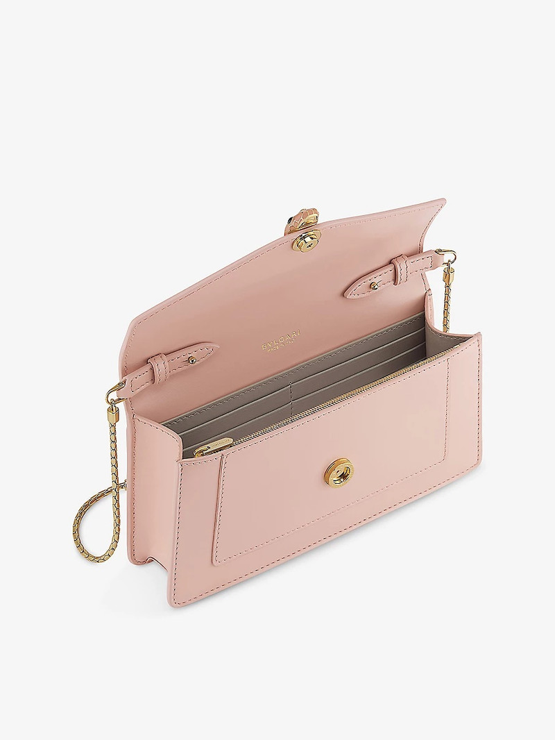 BVLGARI Serpenti Forever Leather Wallet-on-Chain outlook