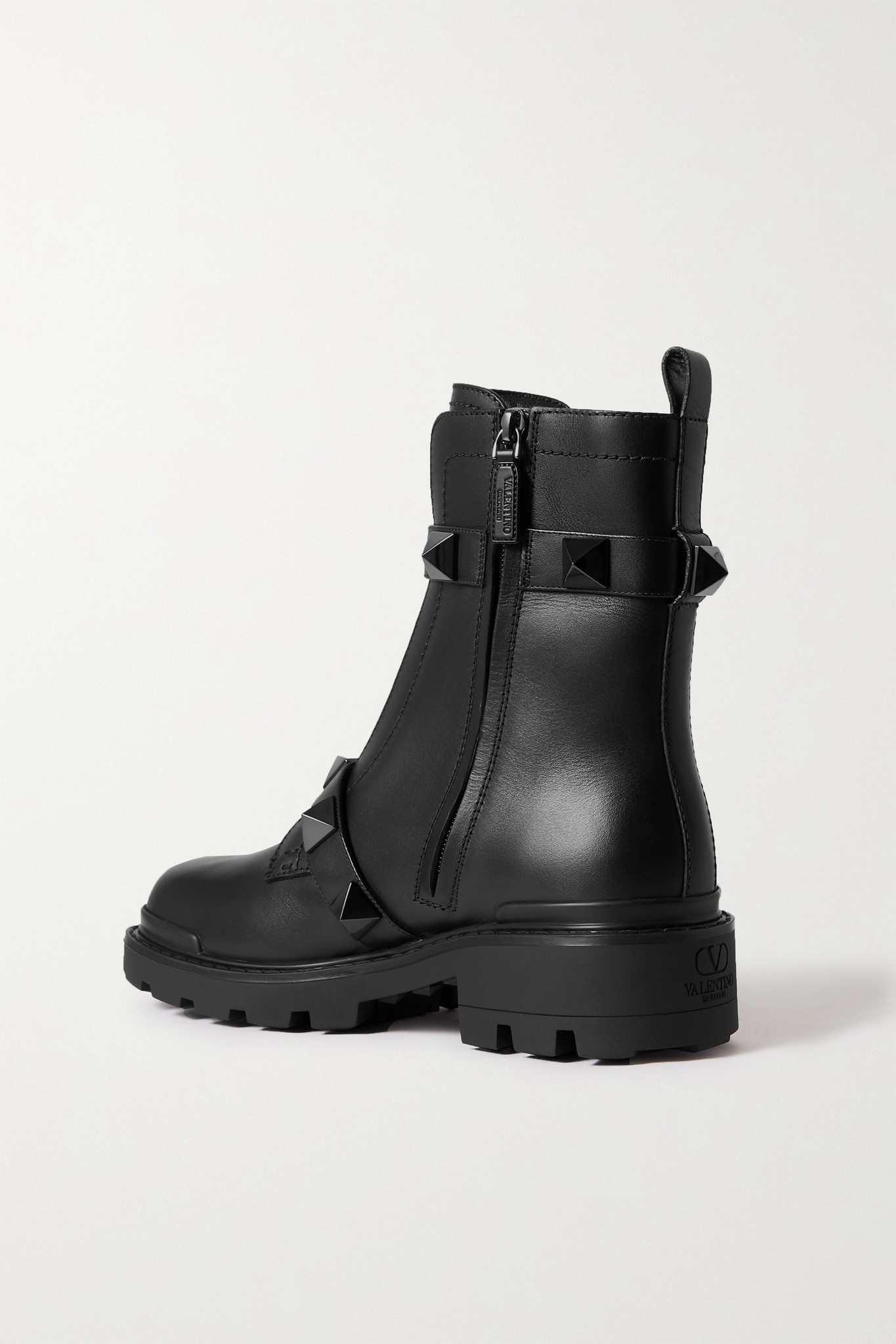 Valentino Garavani Roman Stud leather ankle boots - 3