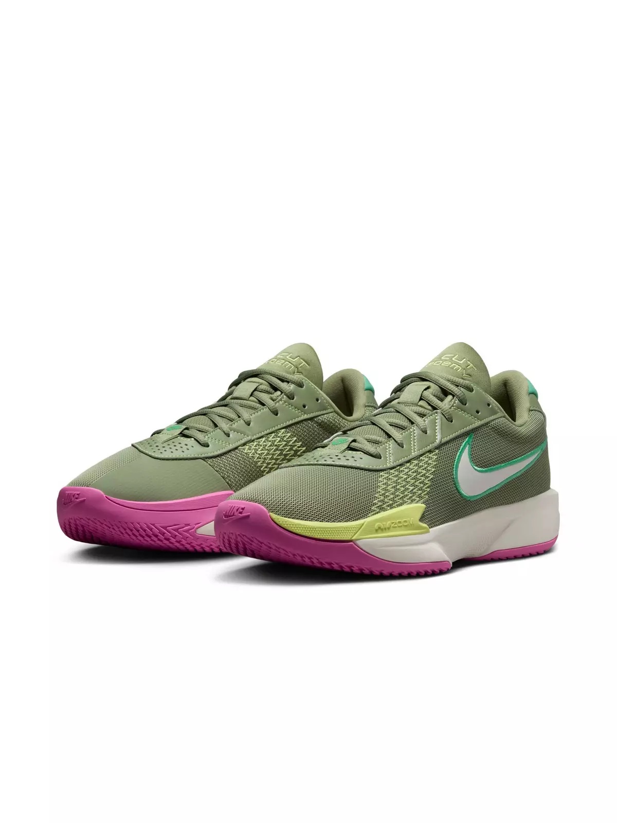 G.T. Cut Academy "Olive/Pink" Men's Basketball Shoe - 3