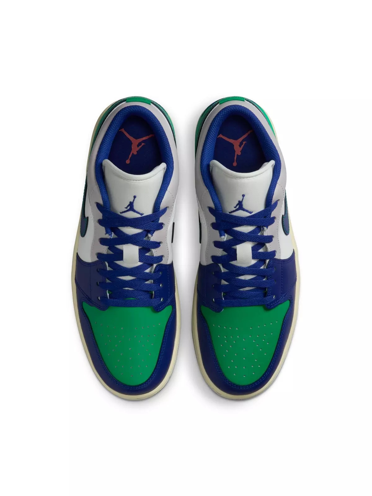 1 Low "Sail/Deep Royal Blue/Stadium Green" Men's Shoe - 6