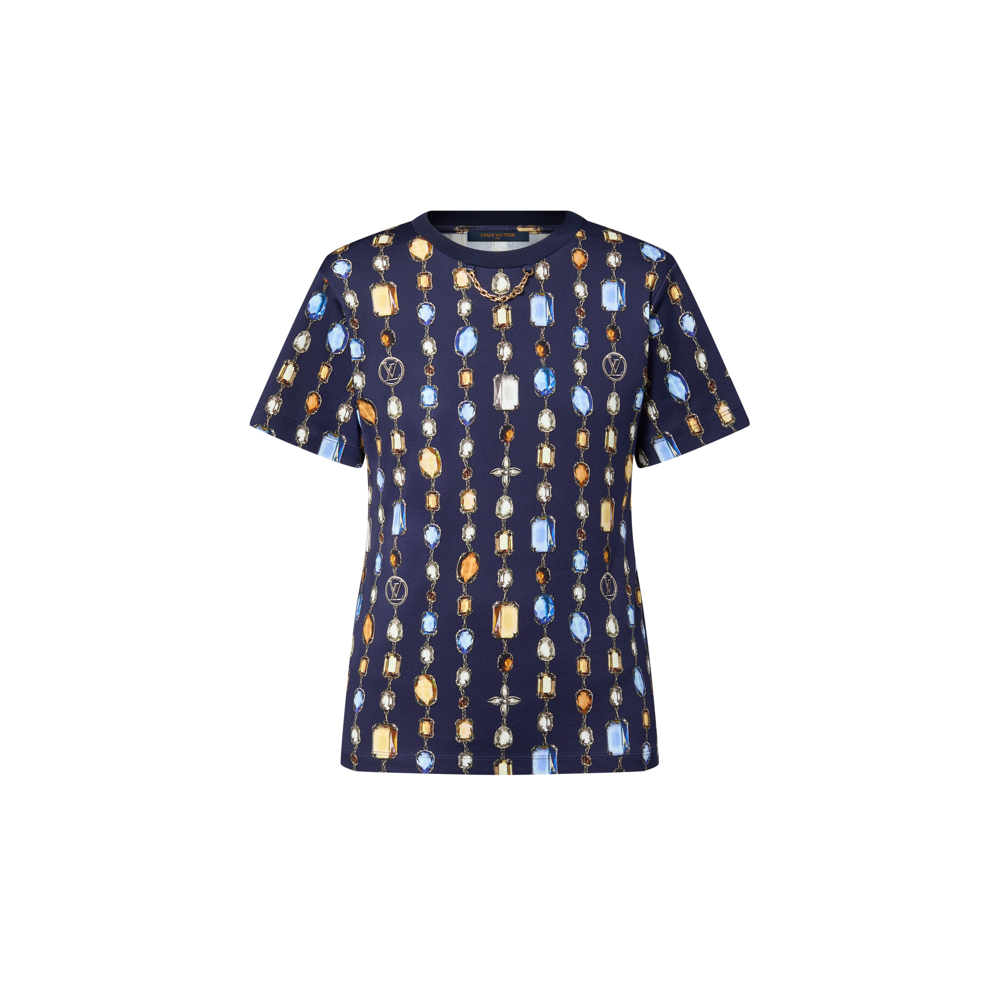 Necklace Print T-Shirt - 1