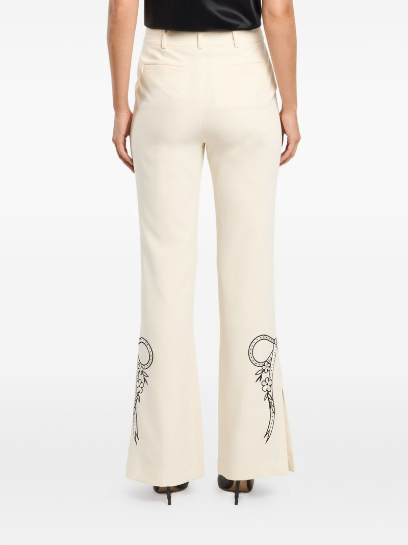 Abeline floral-detail trousers 4