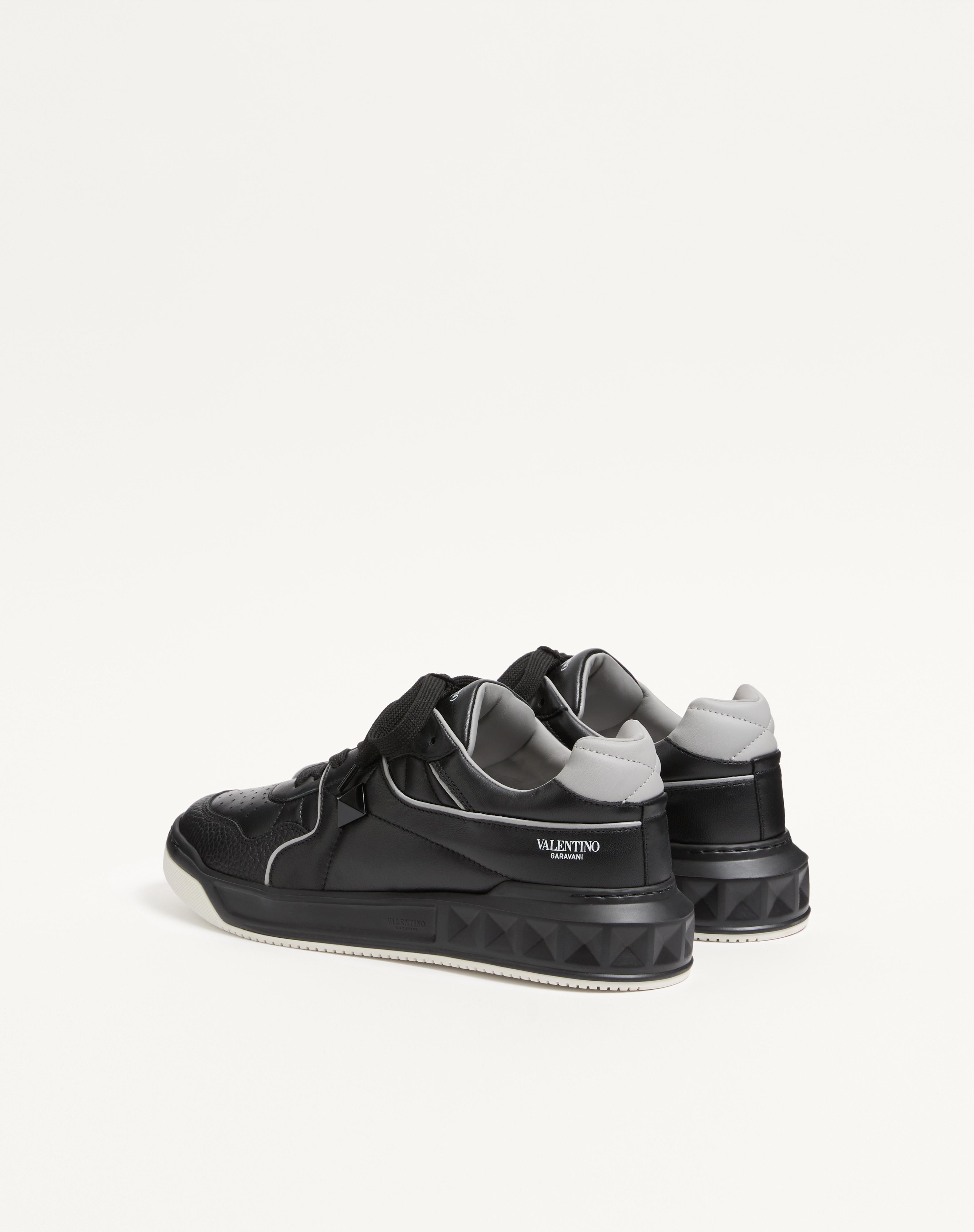 ONE STUD LOW-TOP NAPPA SNEAKER - 6