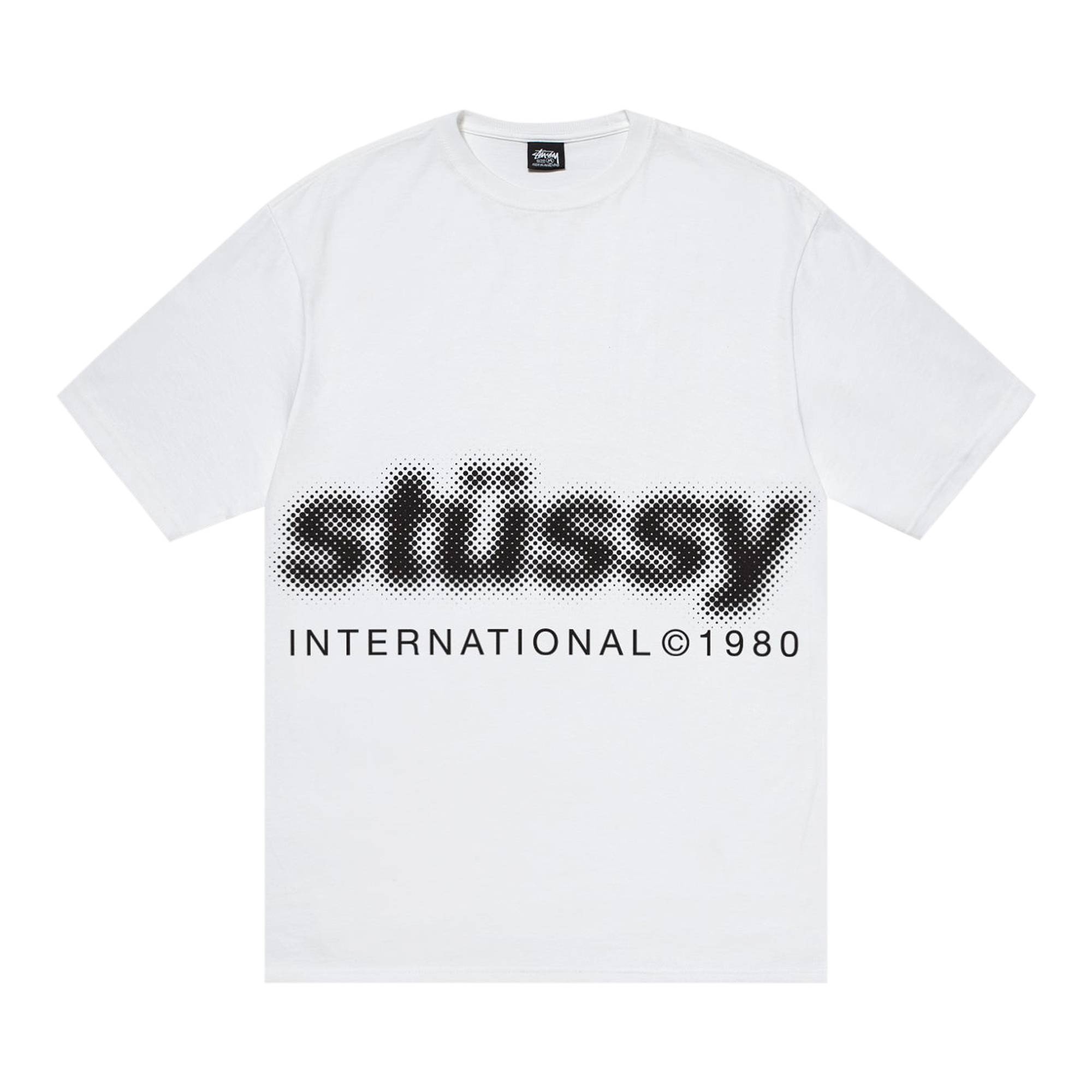 Stussy Blur Tee 'White' - 1