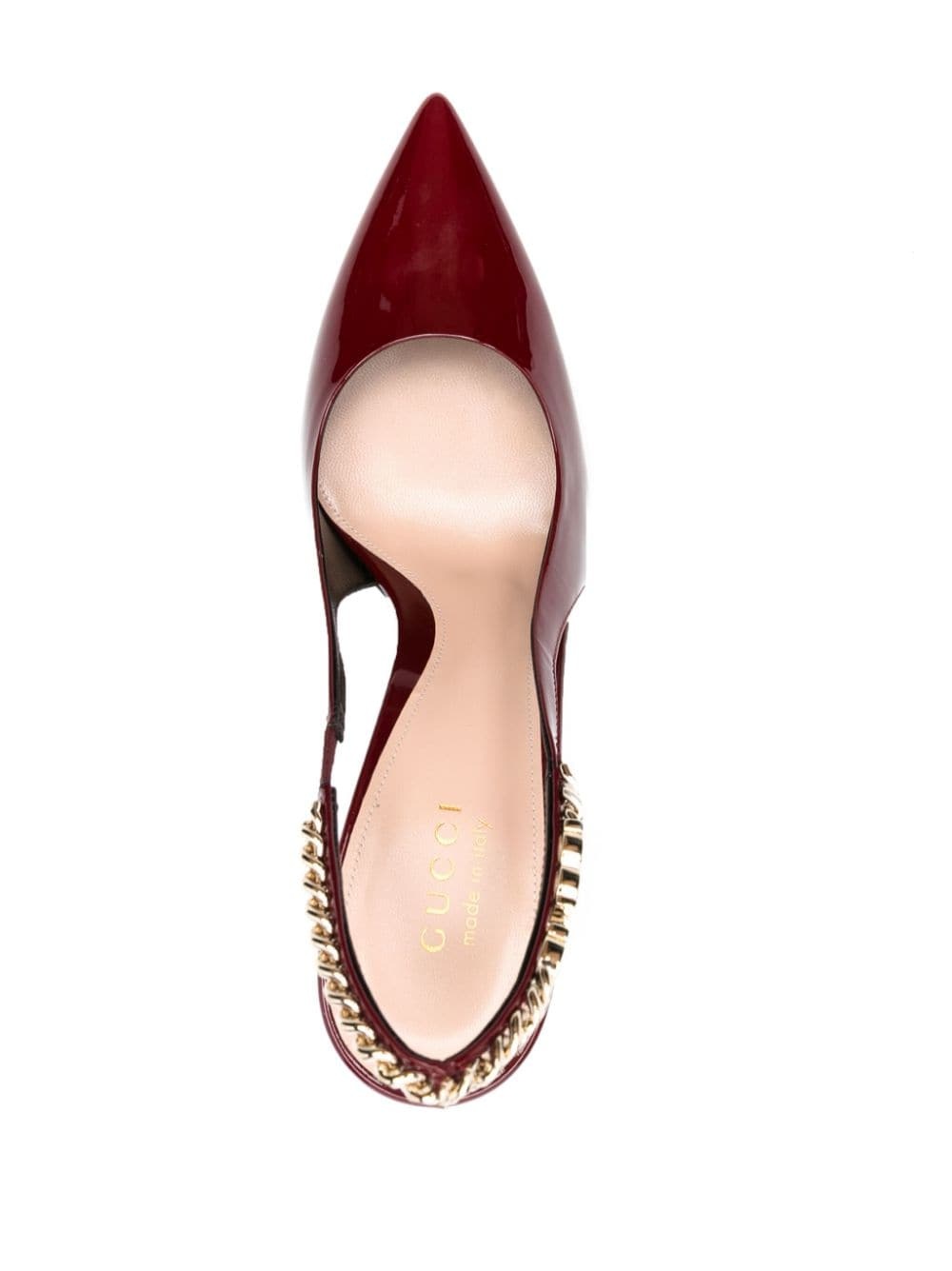 Patent leather slingback pumps - 2