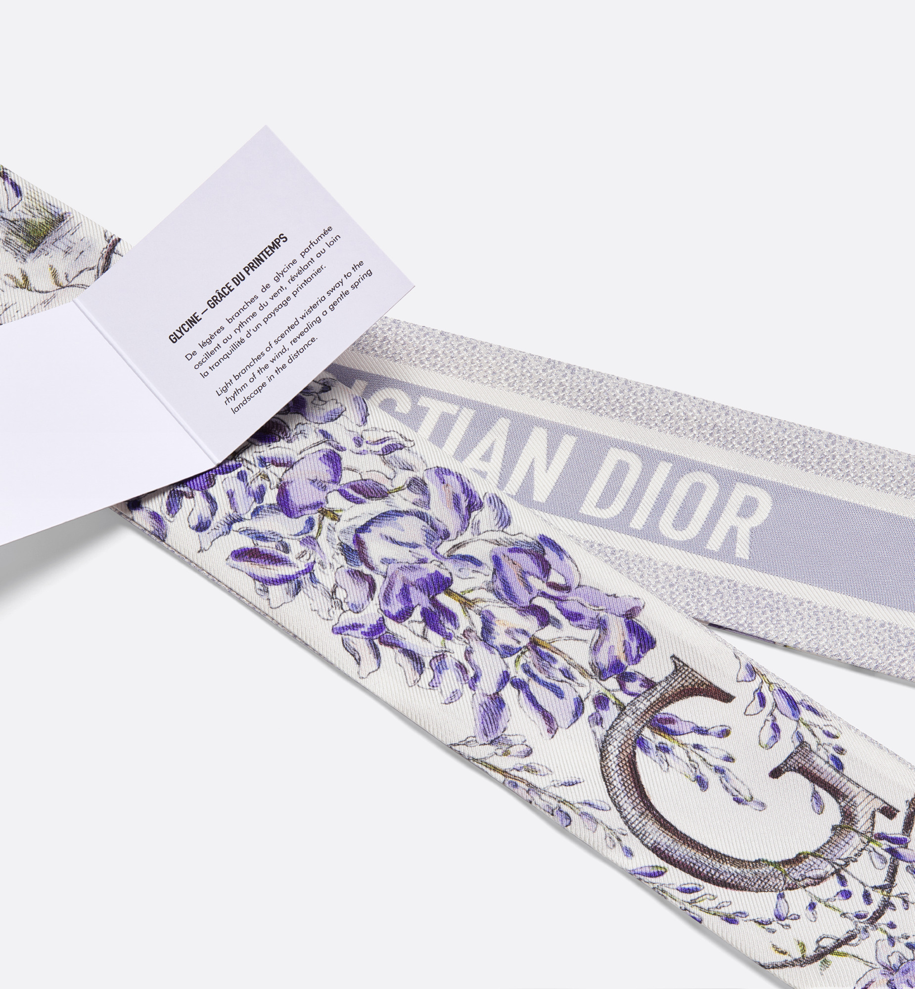 ABCDior G Glycine - Grâce du Printemps Mitzah Scarf - 5