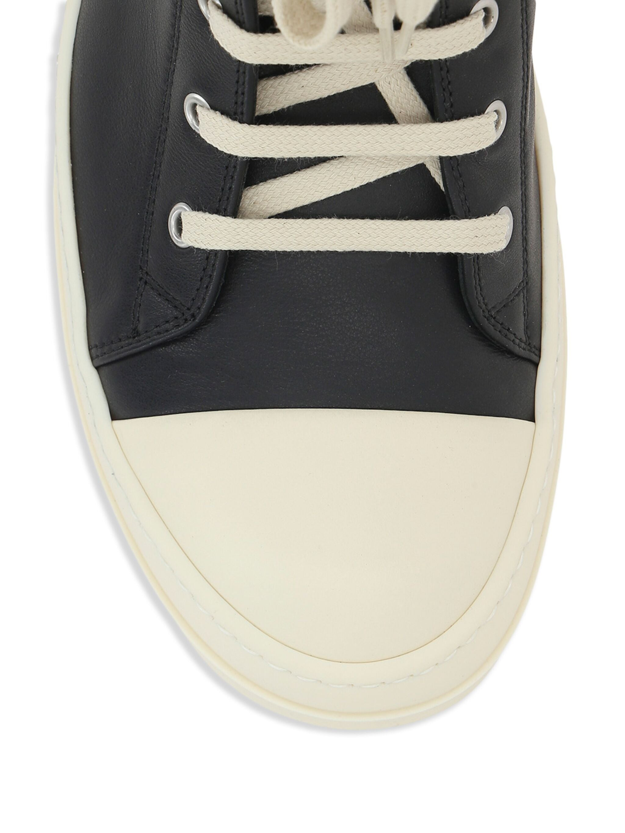 Rick Owens Leather Sneakers - 4
