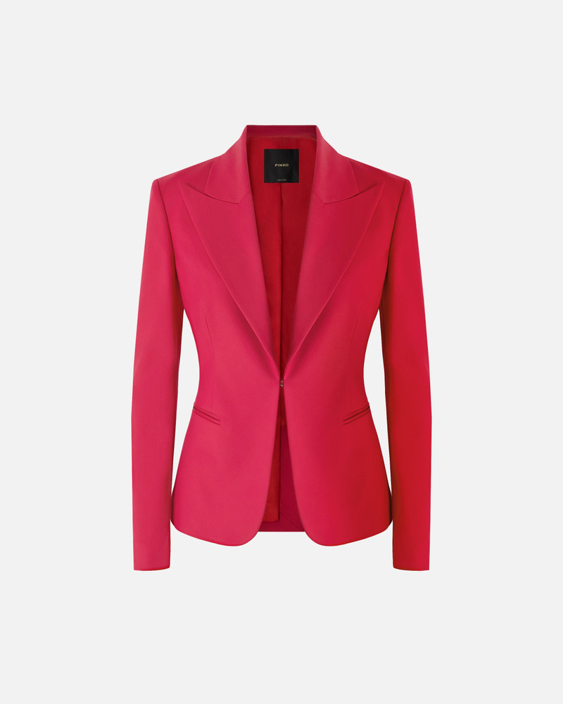 COTTON SATIN BLAZER 1
