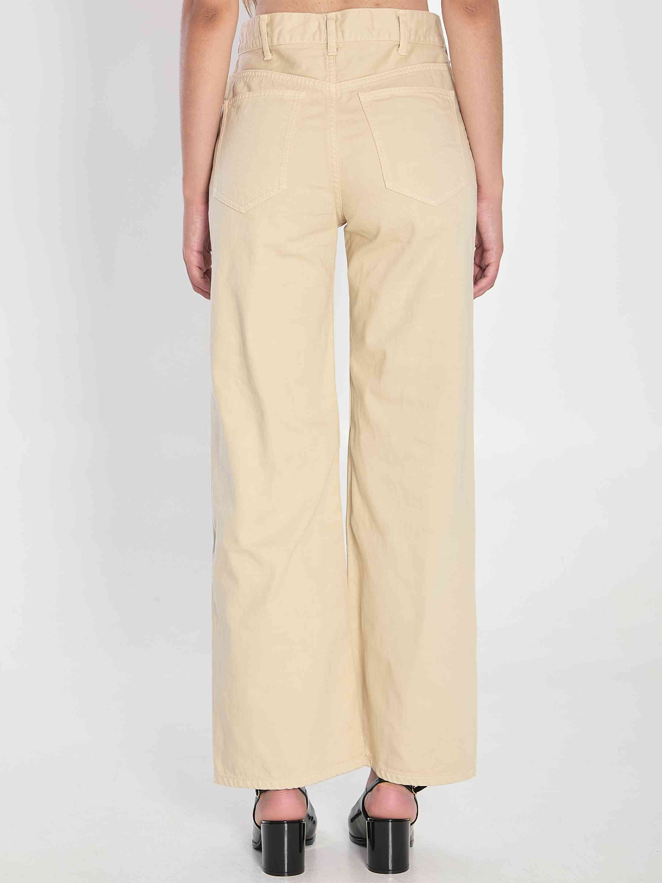 Celine Women Sand-Colored Jeans - 4