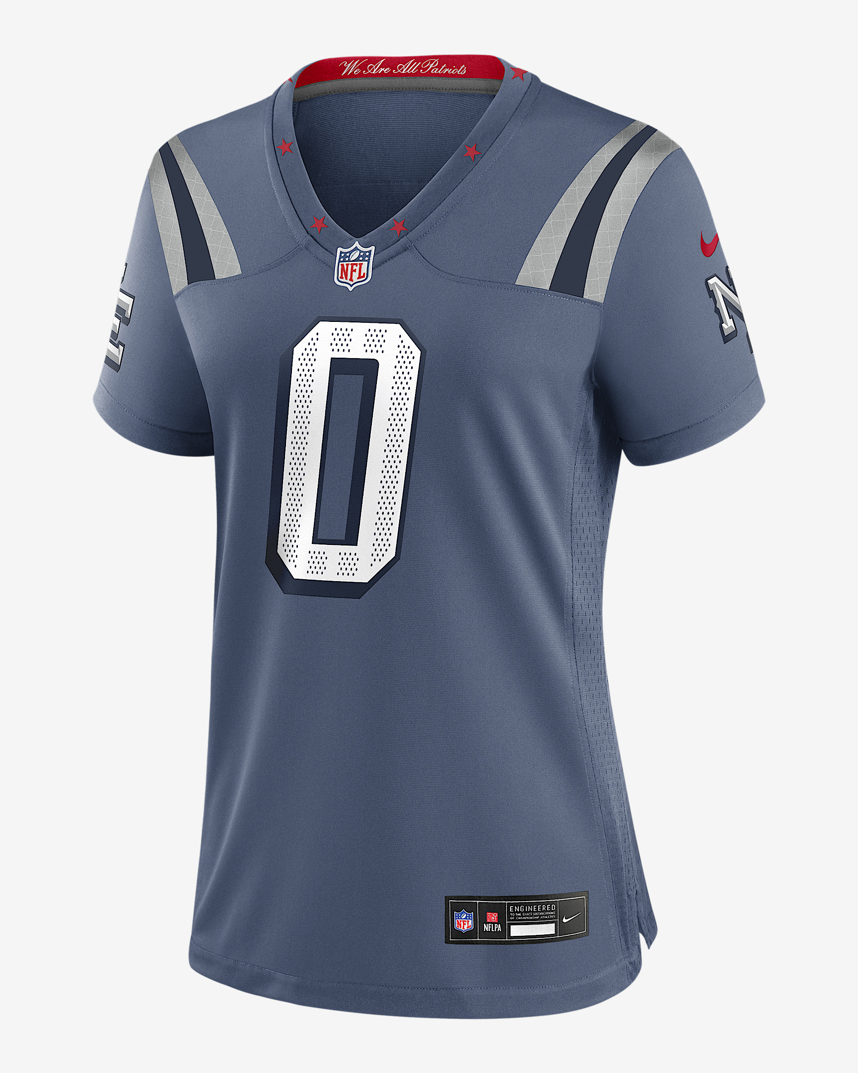 Christian Gonzalez New England Patriots Rivalries Collection Women’s Nike NFL Game Jersey - 1