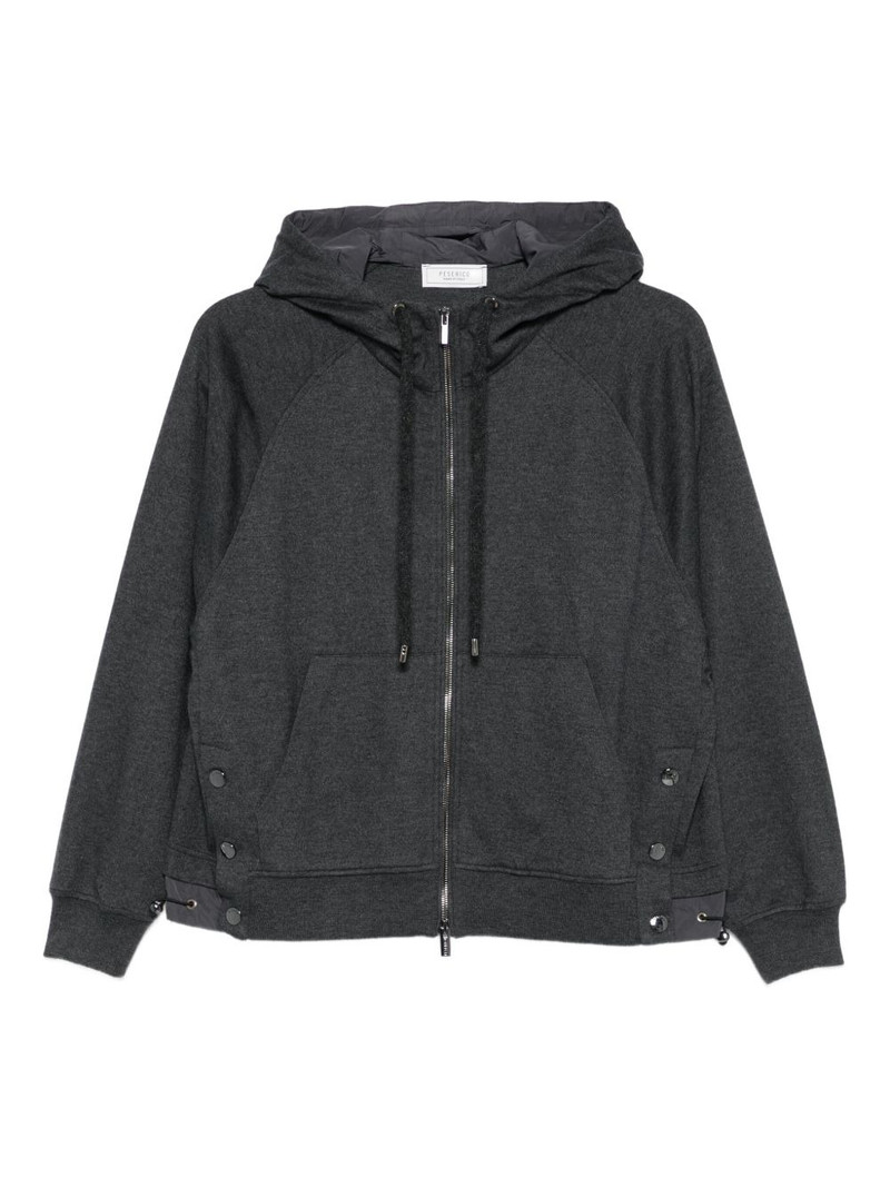raglan-sleeves zip-up hoodie 1
