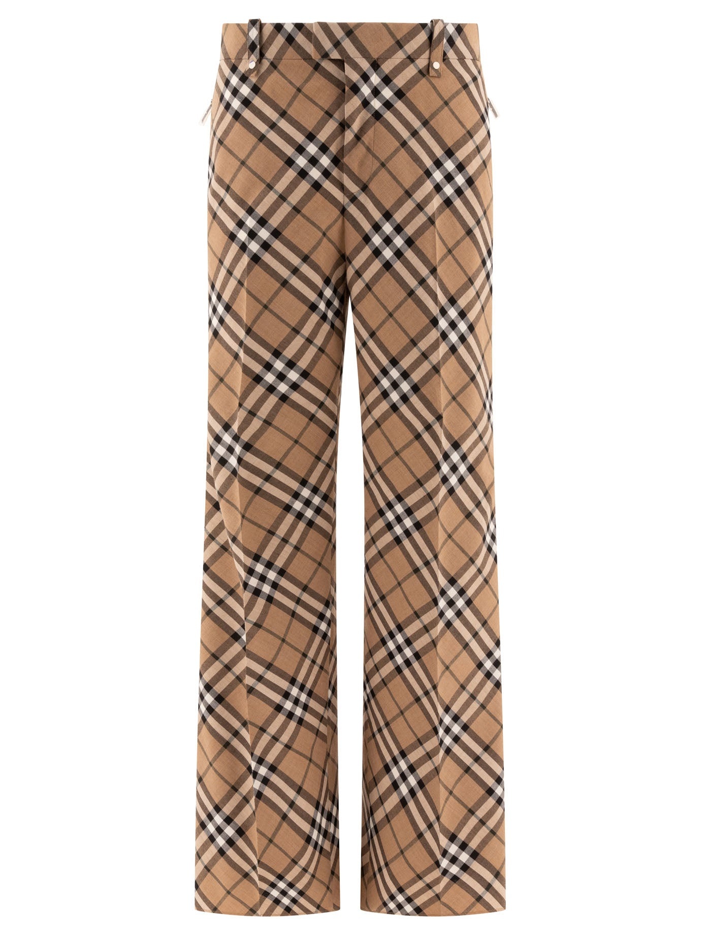 Burberry Wool Blend Tailored Trousers - 1