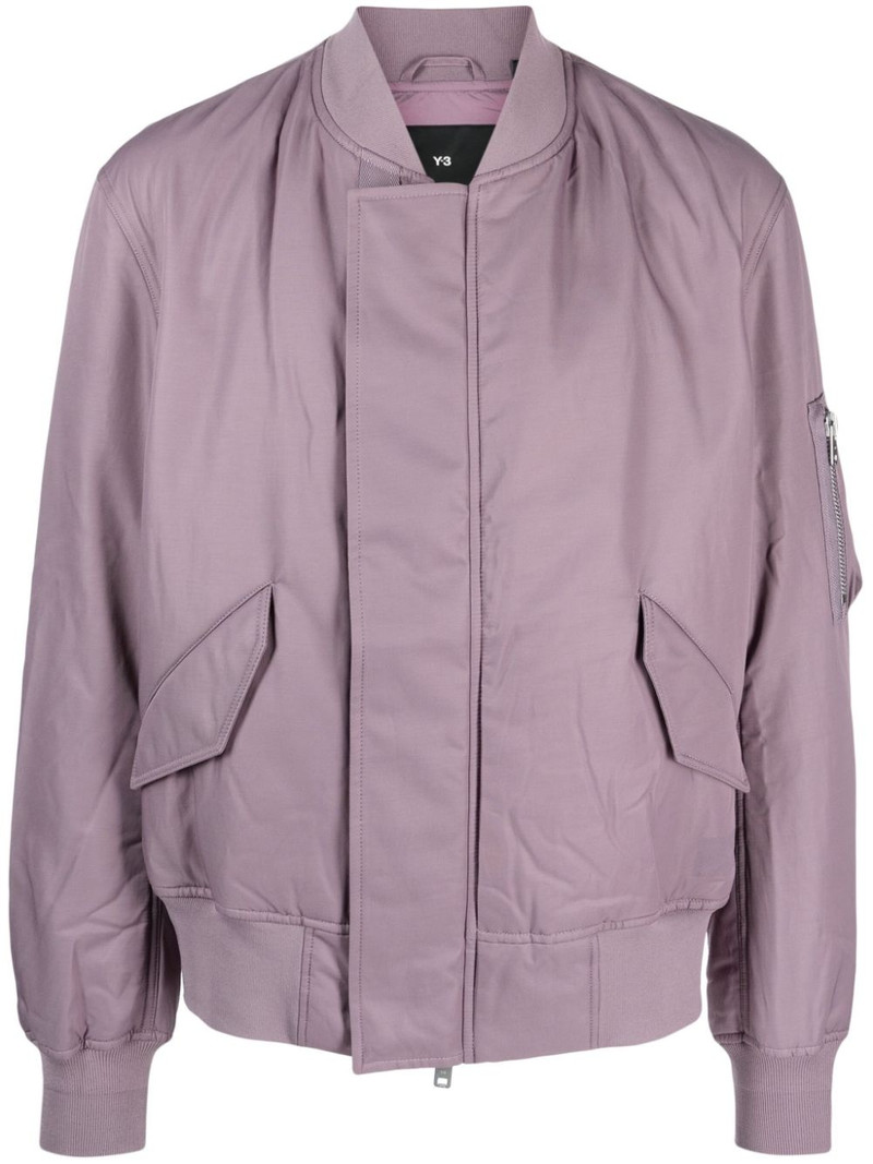 cotton-blend bomber jacket 1