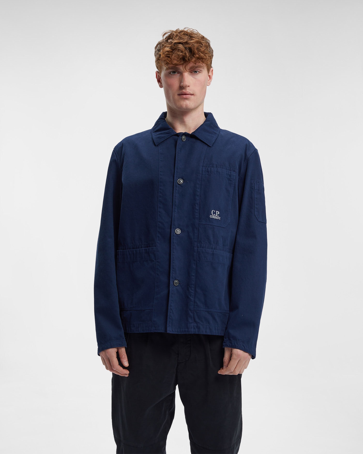 Military Twill Emerized Workwear Shirt - 2