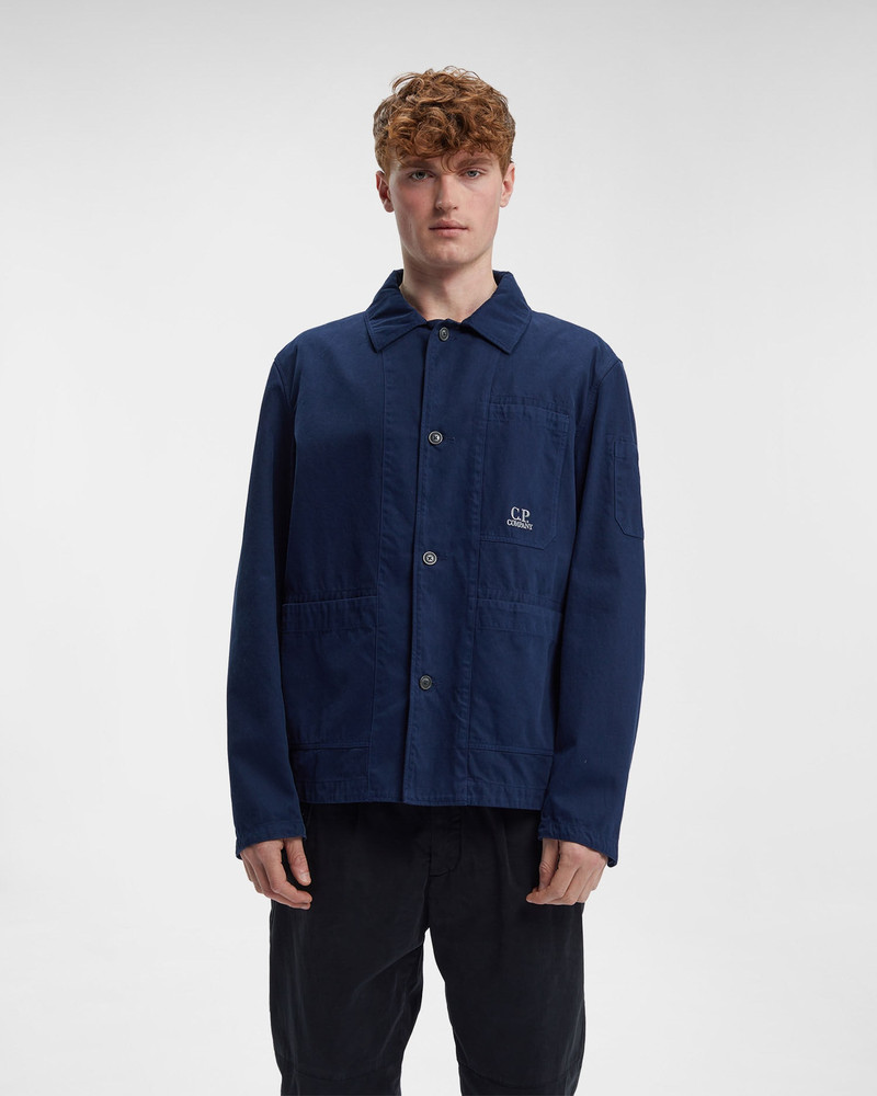C.P. Company Military Twill Emerized Workwear Shirt outlook