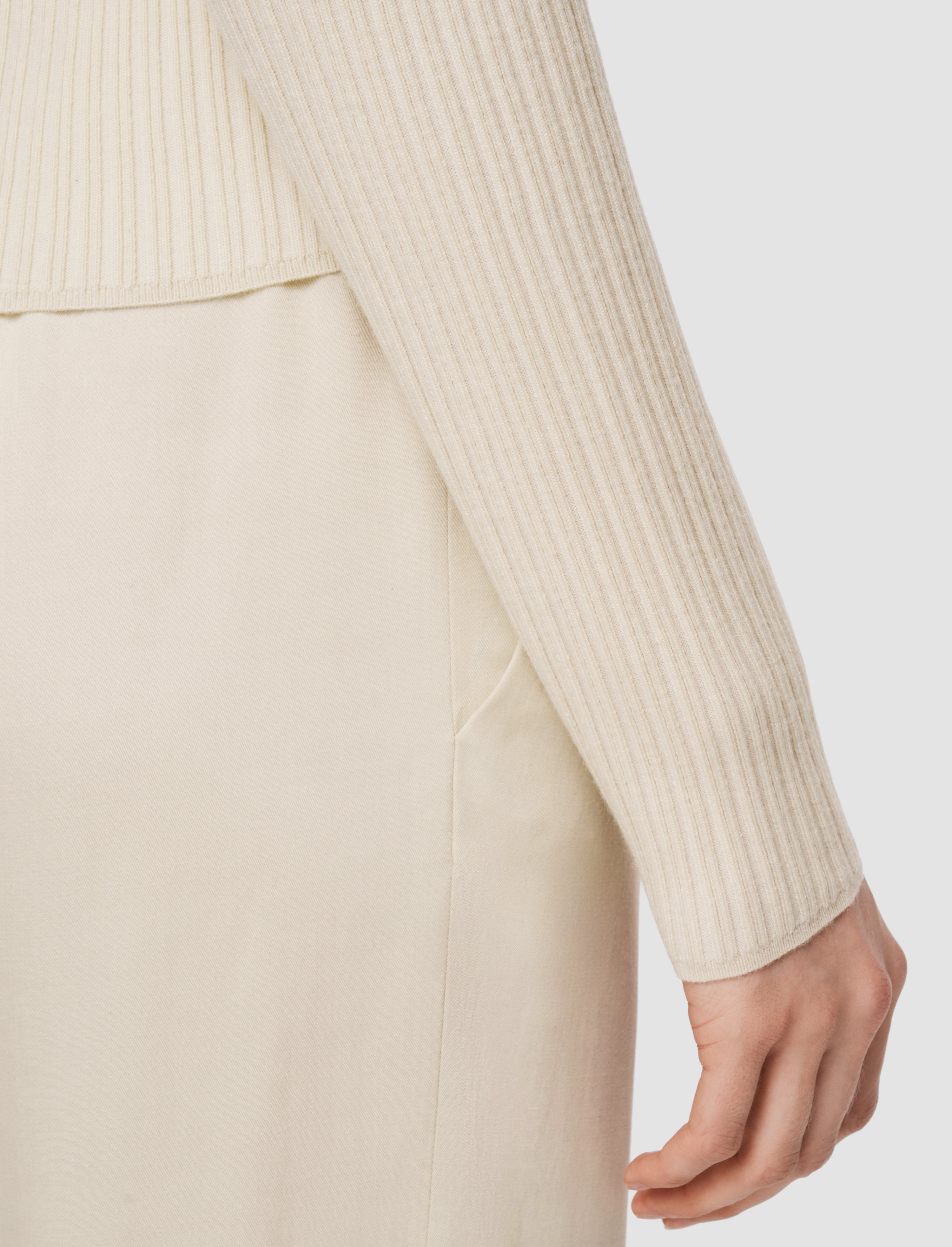 Fine Merino Rib Cardigan - 6