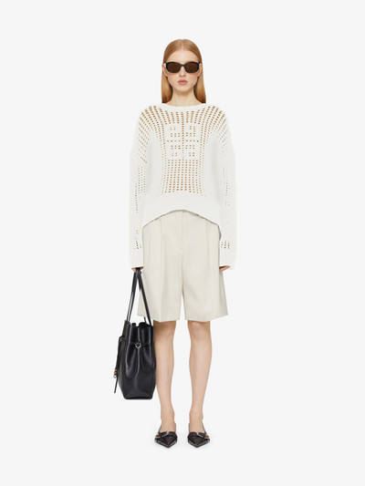 Givenchy 4G SWEATER IN WOOL AND CASHMERE outlook