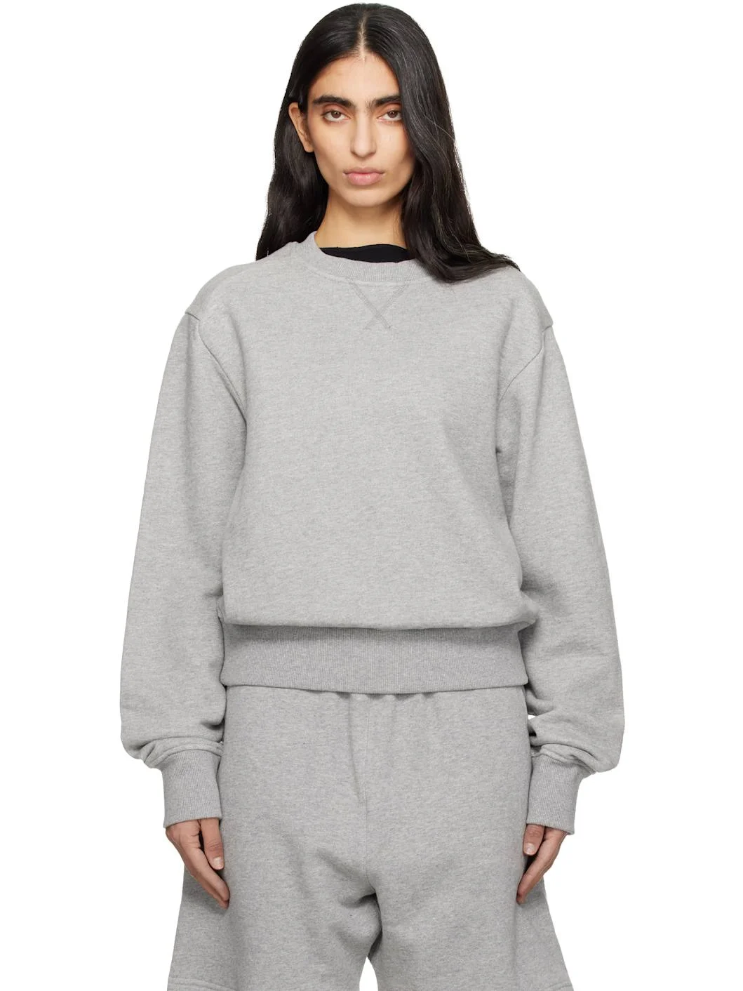 Gray Pod Crew Sweatshirt - 1