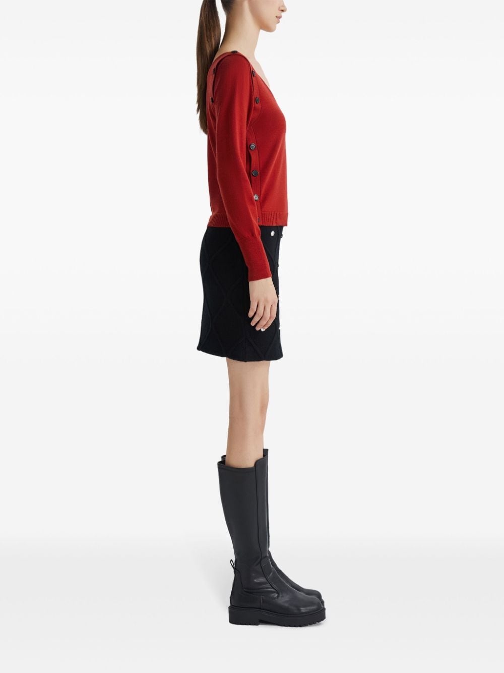 button-detail jumper - 3