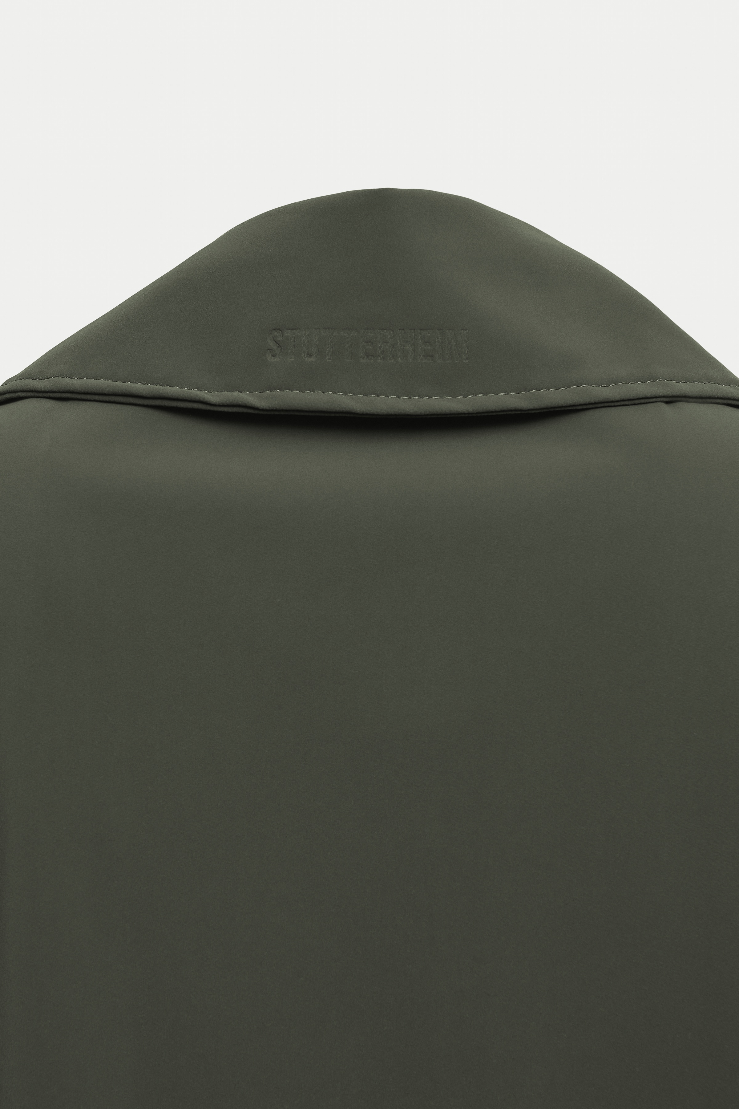 Hornstull Matte Long Raincoat Dark Green - 7