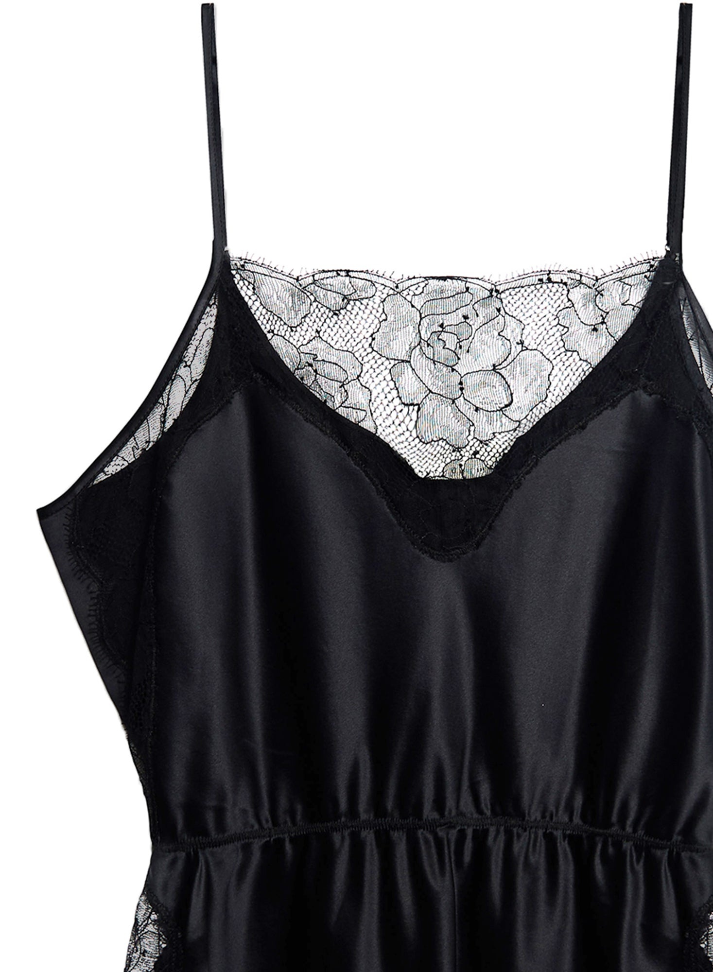 Satin Rose Lace Cami - 8