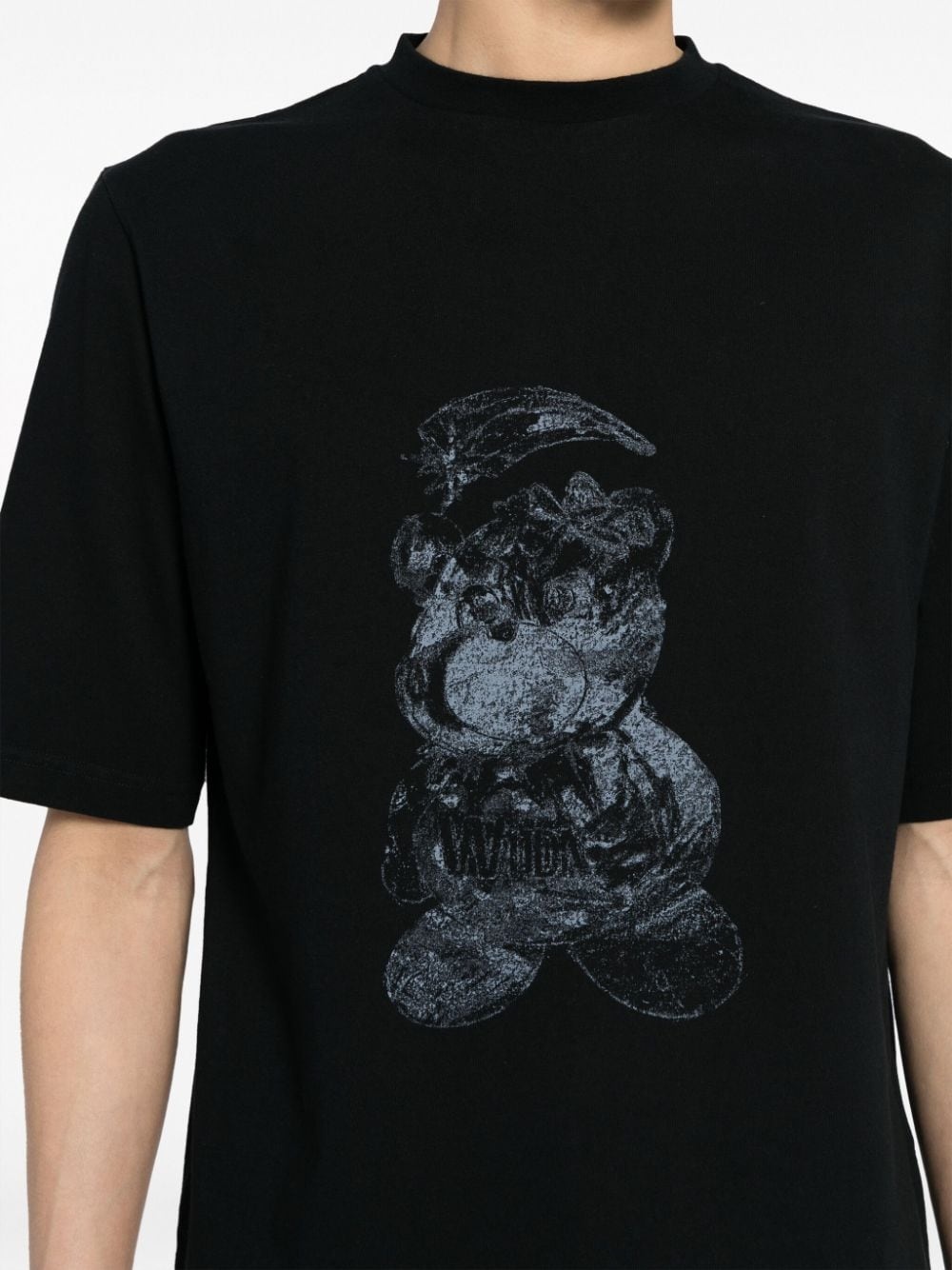 cartoon-print cotton T-shirt - 6