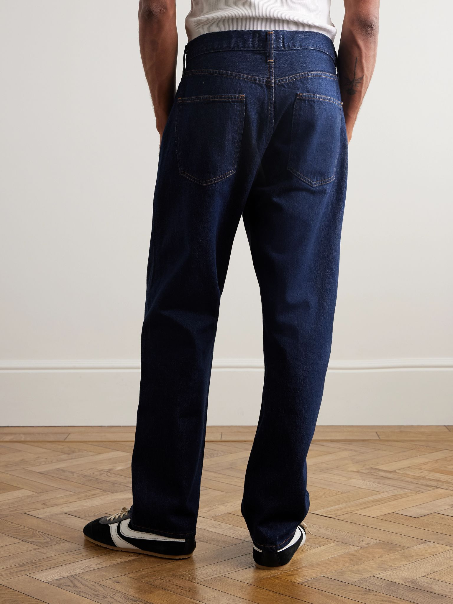 90's Straight-Leg Jeans Blue - 4