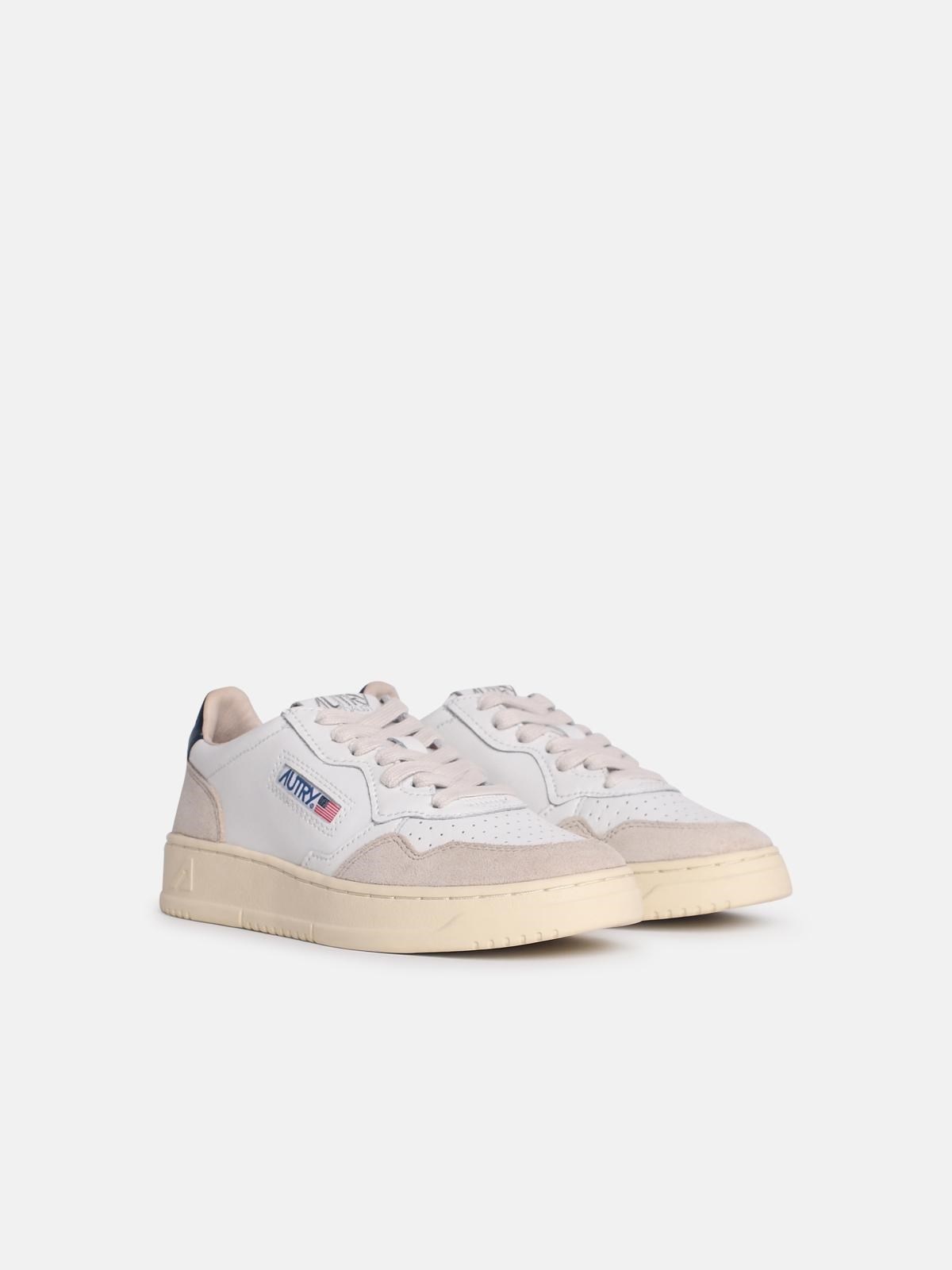 'MEDALIST LOW' WHITE LEATHER SNEAKERS - 2