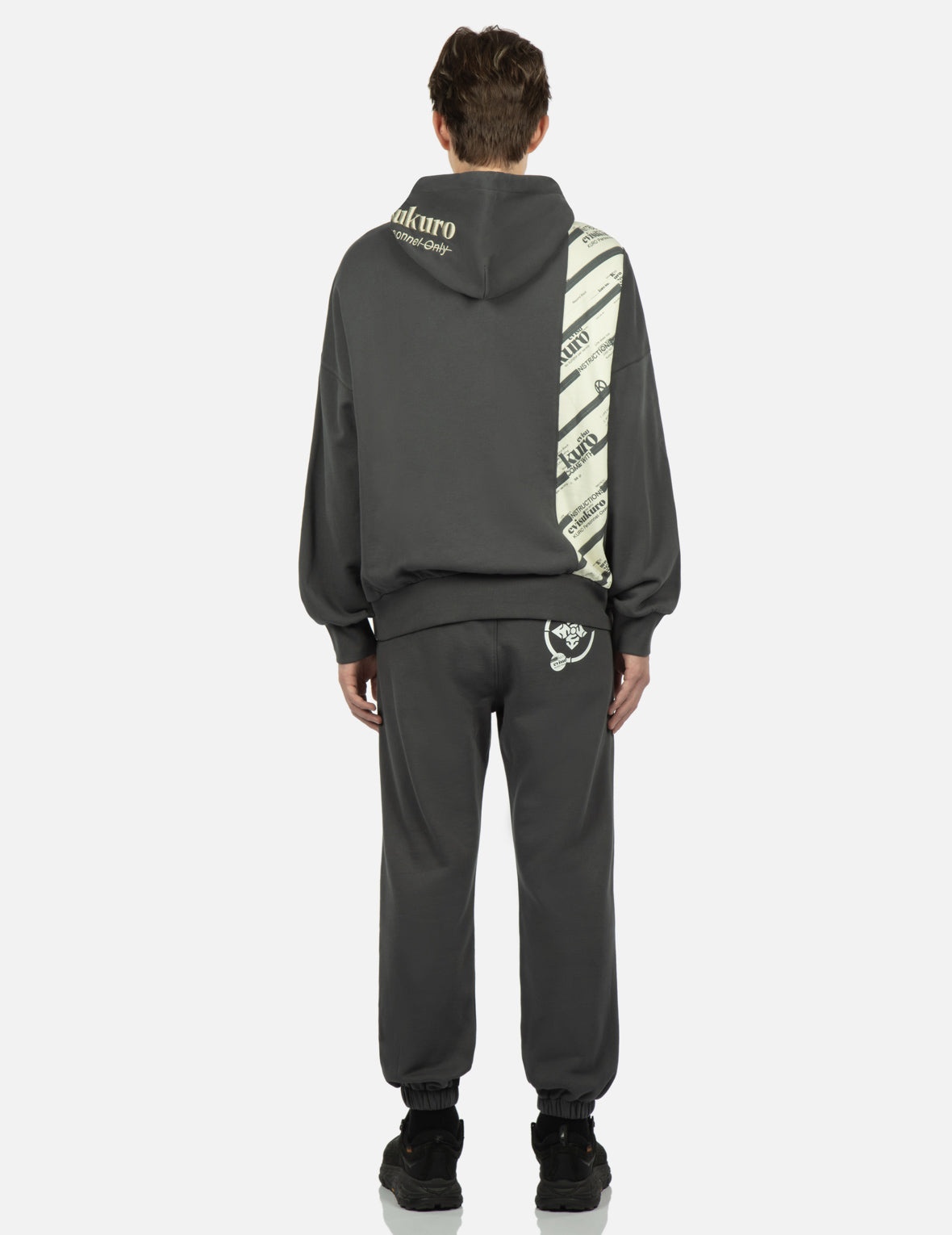 Logo Printed Pannel Hoodie - 5